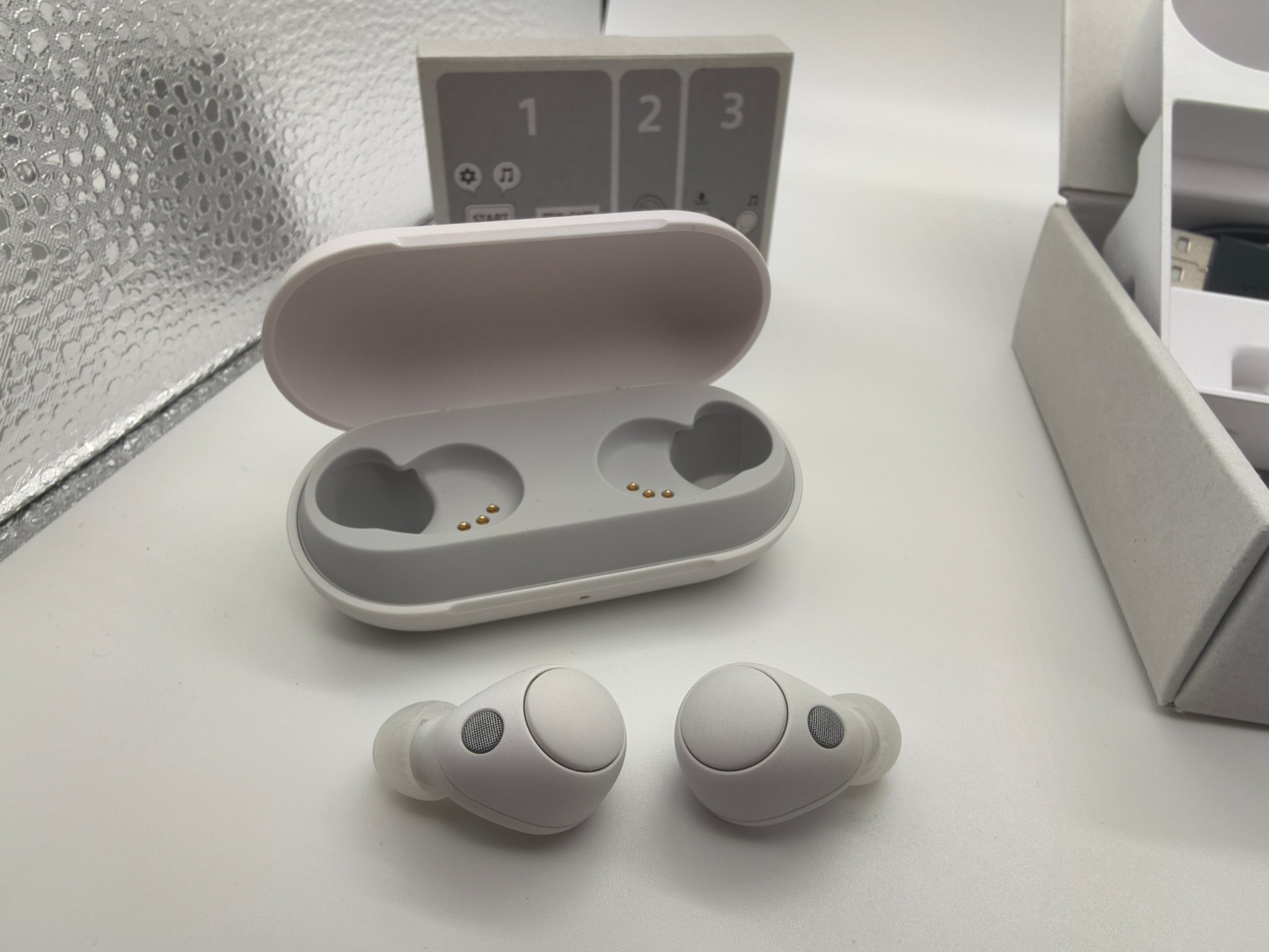 Cuffie Sony WF-C700N Noise Cancelling Bluetooth Wireless IPX4 Bianchi Completi Box image 4