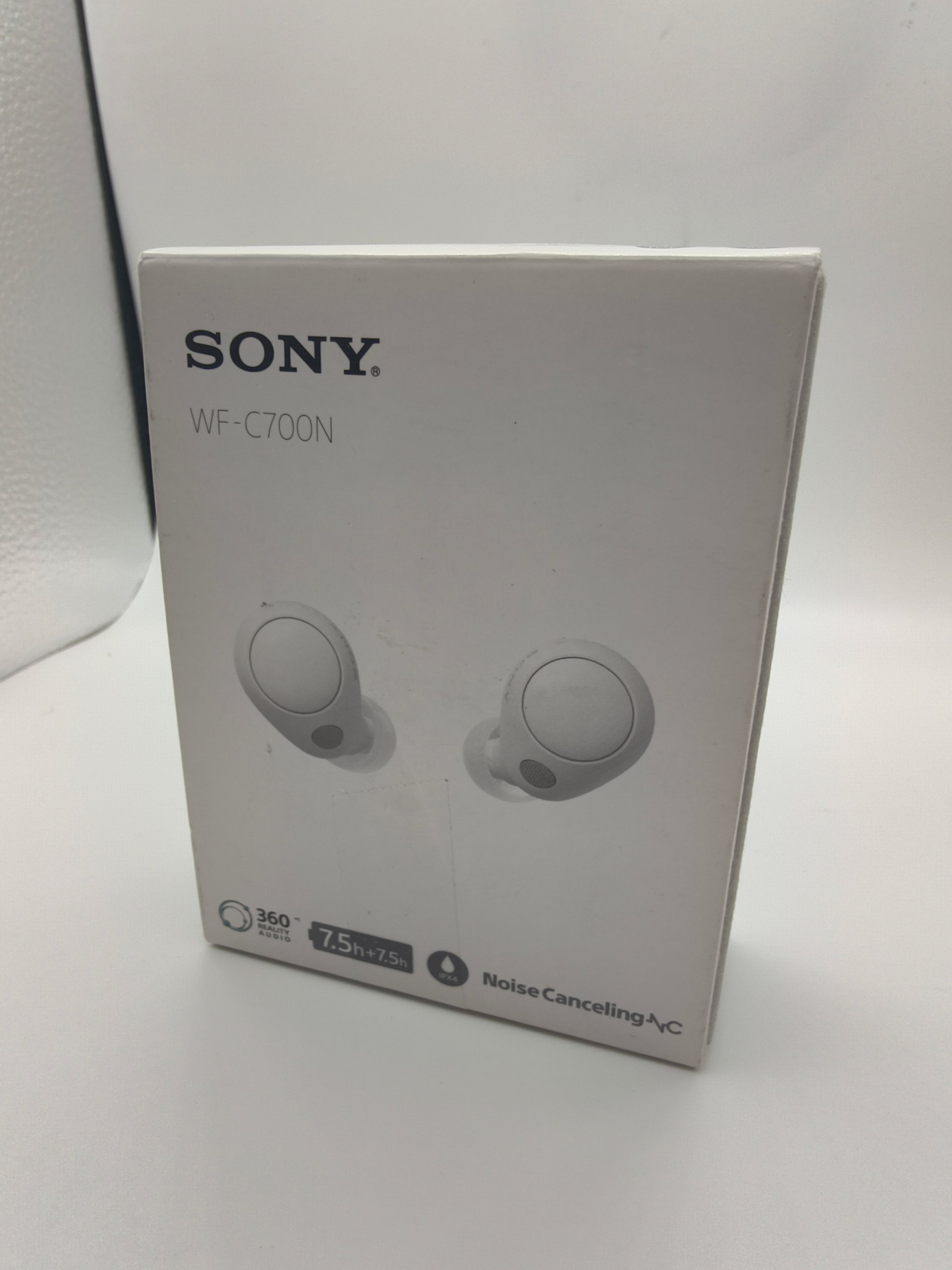 Cuffie Sony WF-C700N Noise Cancelling Bluetooth Wireless IPX4 Bianchi Completi Box image 7