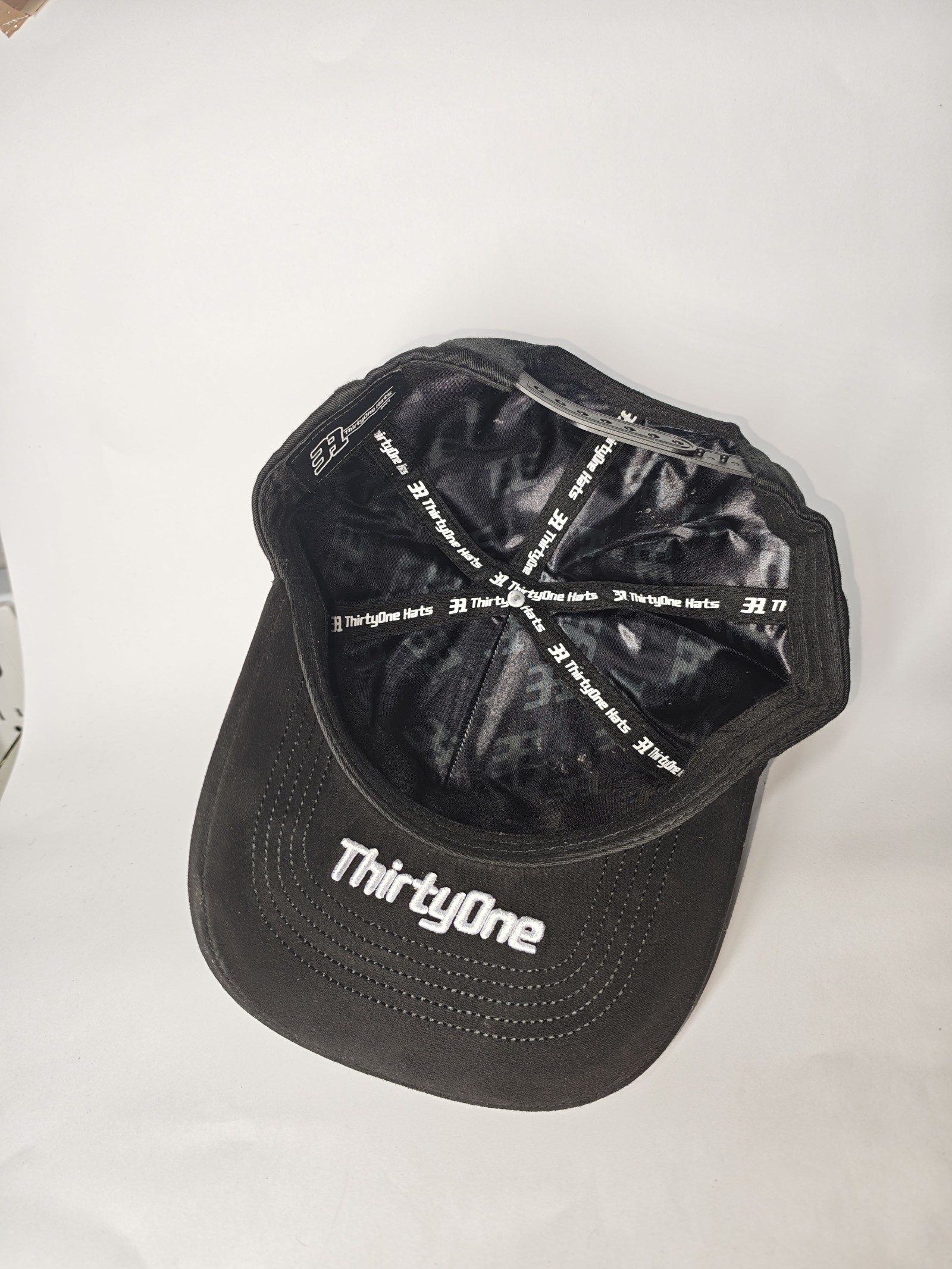 ThirtyOne Black Suede Brim Baseball Cap One Size image 4
