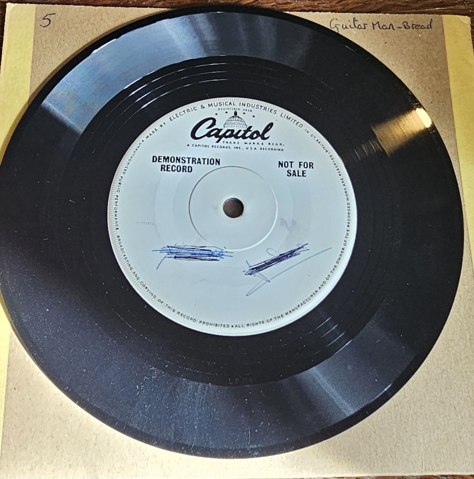 Bobby darin 18 Yellow Roses DEMO Capitol 7" Vinyl Single image 2