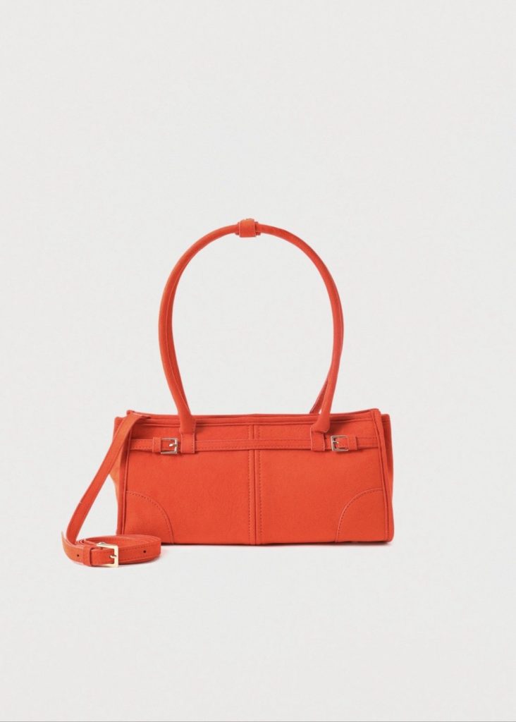Call it Spring| Audreie Orange Faux Leather Shoulder Bag One Size