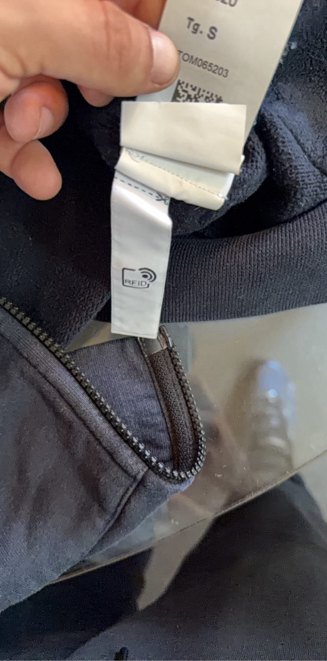 Stone Island Navy Blue Zip Hoodie image 10