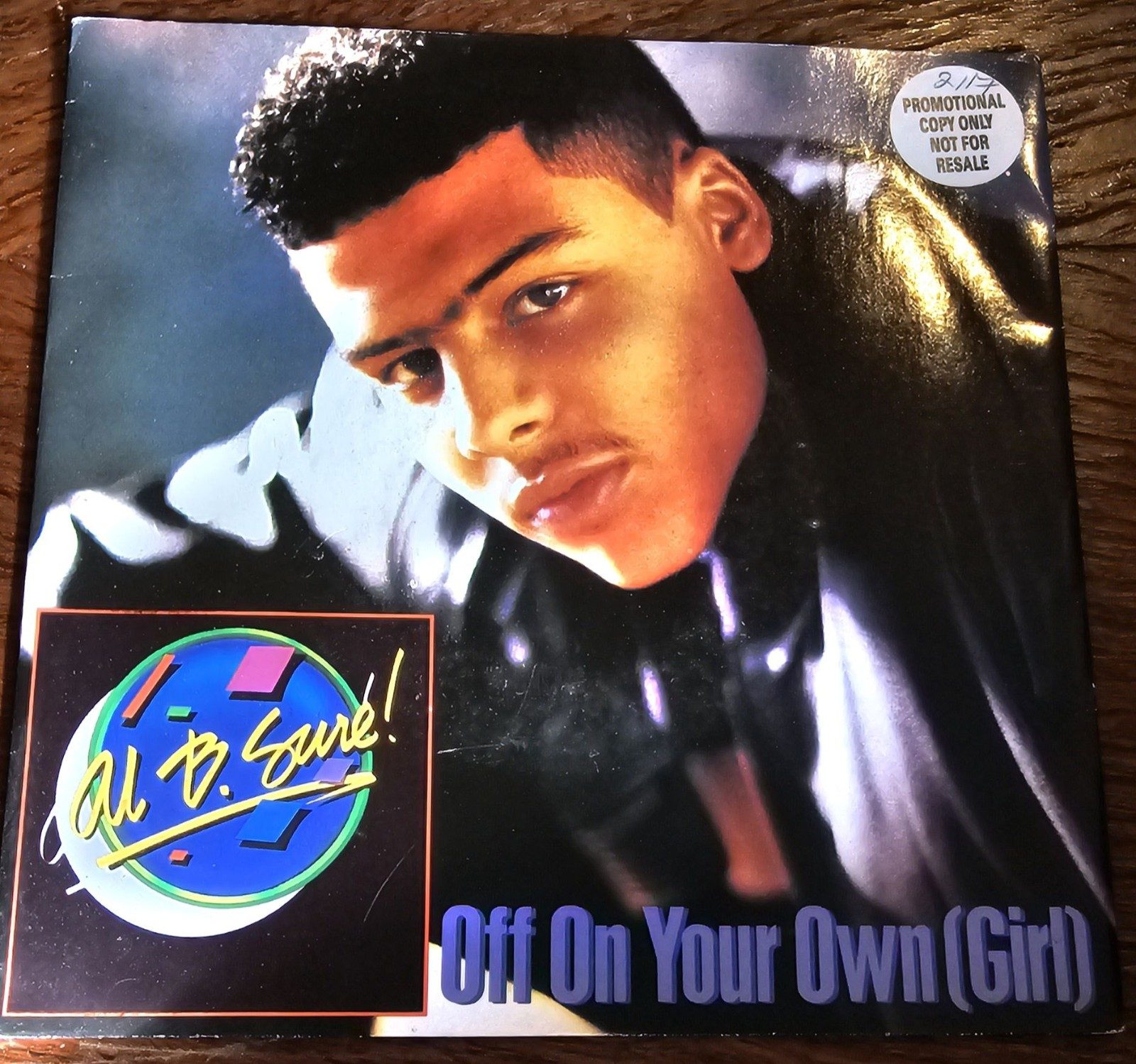 Al B. Sure! Off On Your Own Girl PROMO Warner Bros 7" W 7870
