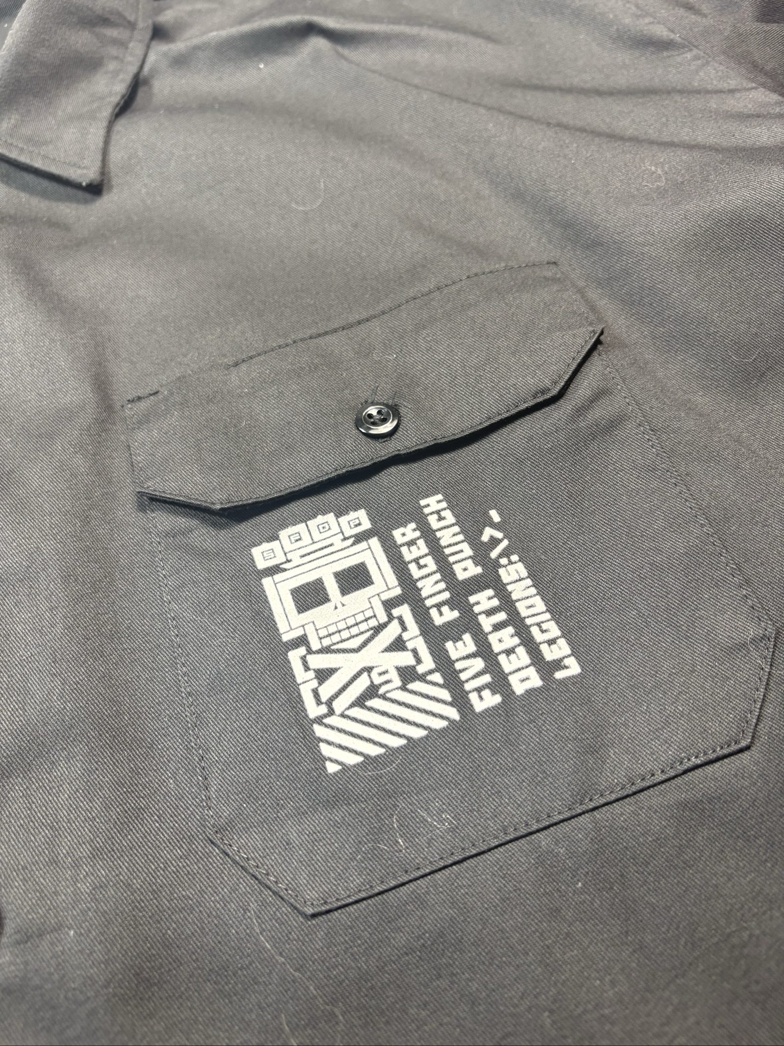 Dickies Black Work Short Sleeve Shirt 2XL Poly Cotton image 6