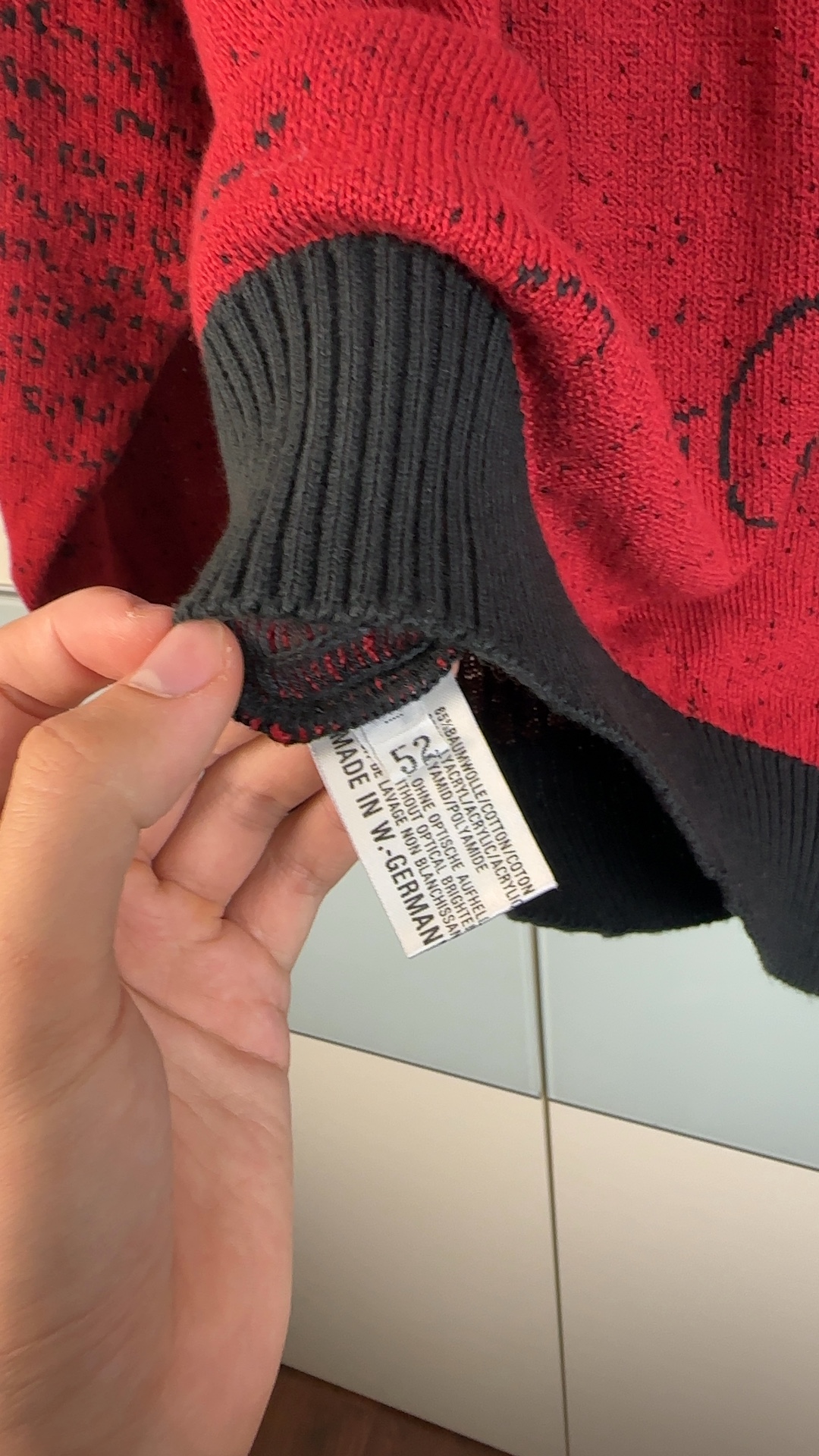 Coca-Cola Red & Black Printed Knit Jumper Large image 6