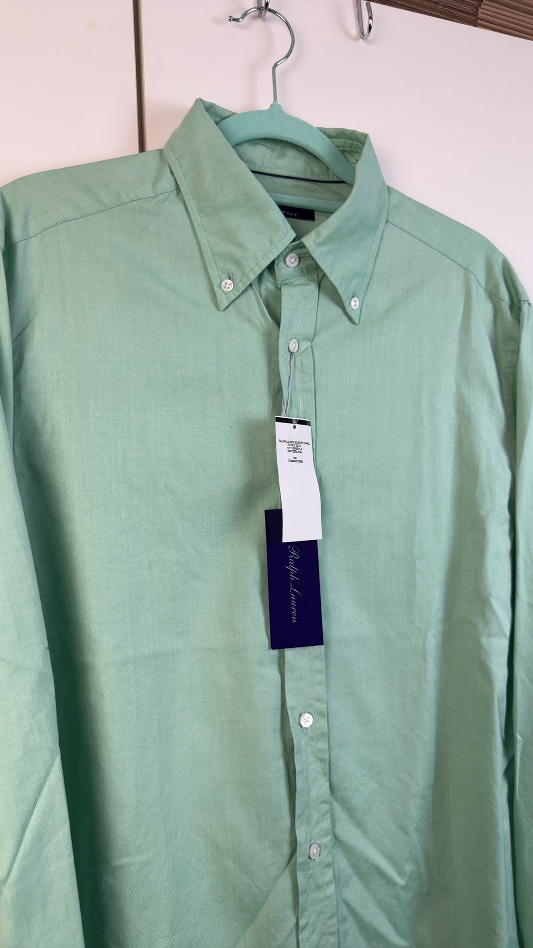Ralph Lauren Purple Label Herren Hemd Grün Gr. 16 / M-L | Neu mit Etikett image 2