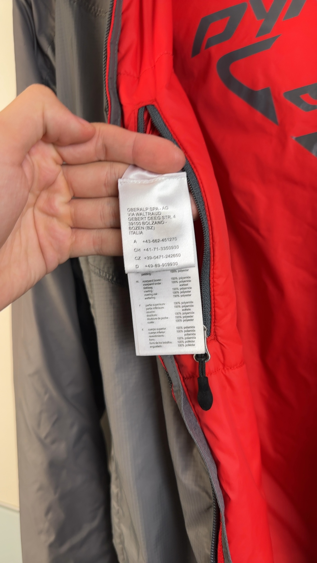 Dynafit Men's Grey Outdoor Lightweight Jacket Large image 8