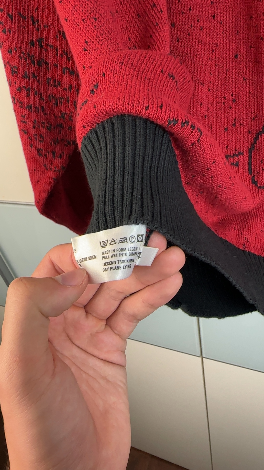 Coca-Cola Red & Black Printed Knit Jumper Large image 5
