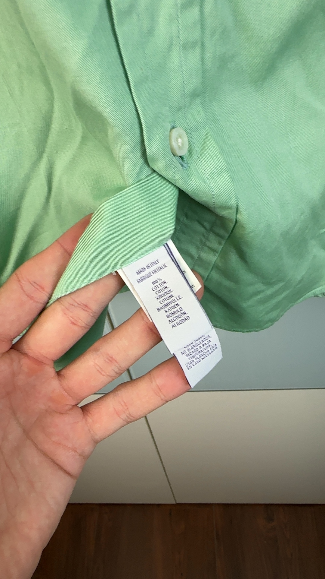 Unbranded Green Cotton Shirt Large image 8