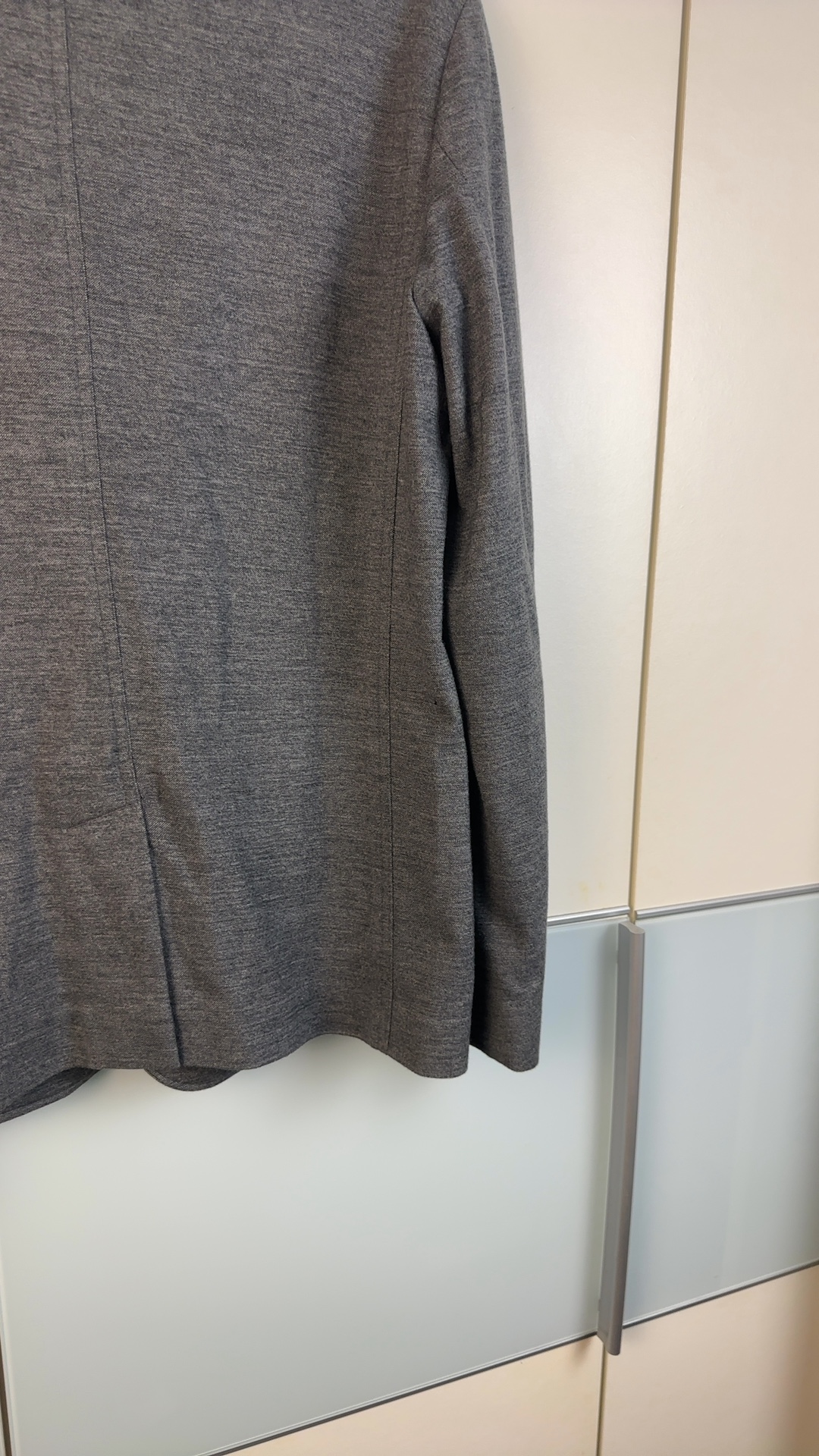 Z Zegna Grey Wool Blend Blazer Medium image 2