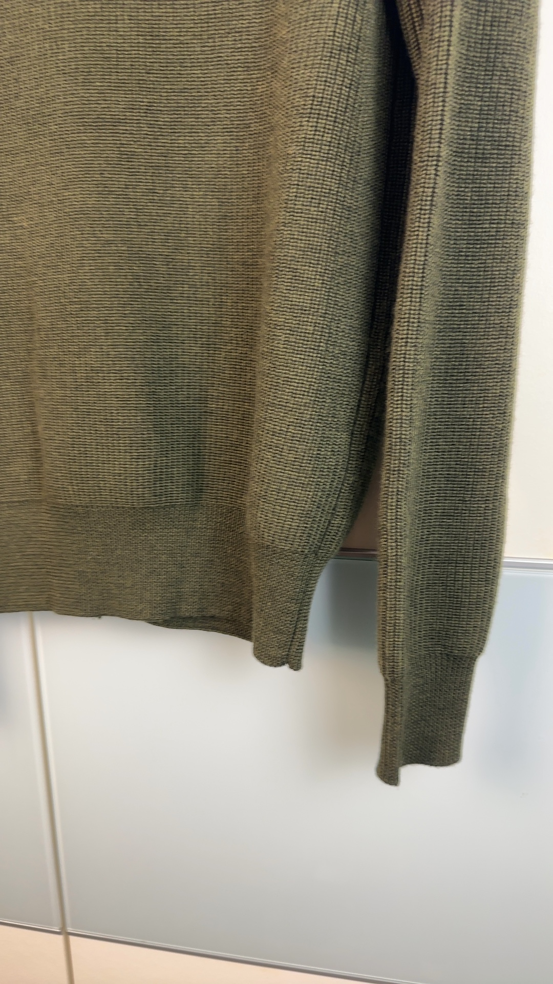 Unbranded Olive Green Knit Sweater Large image 3