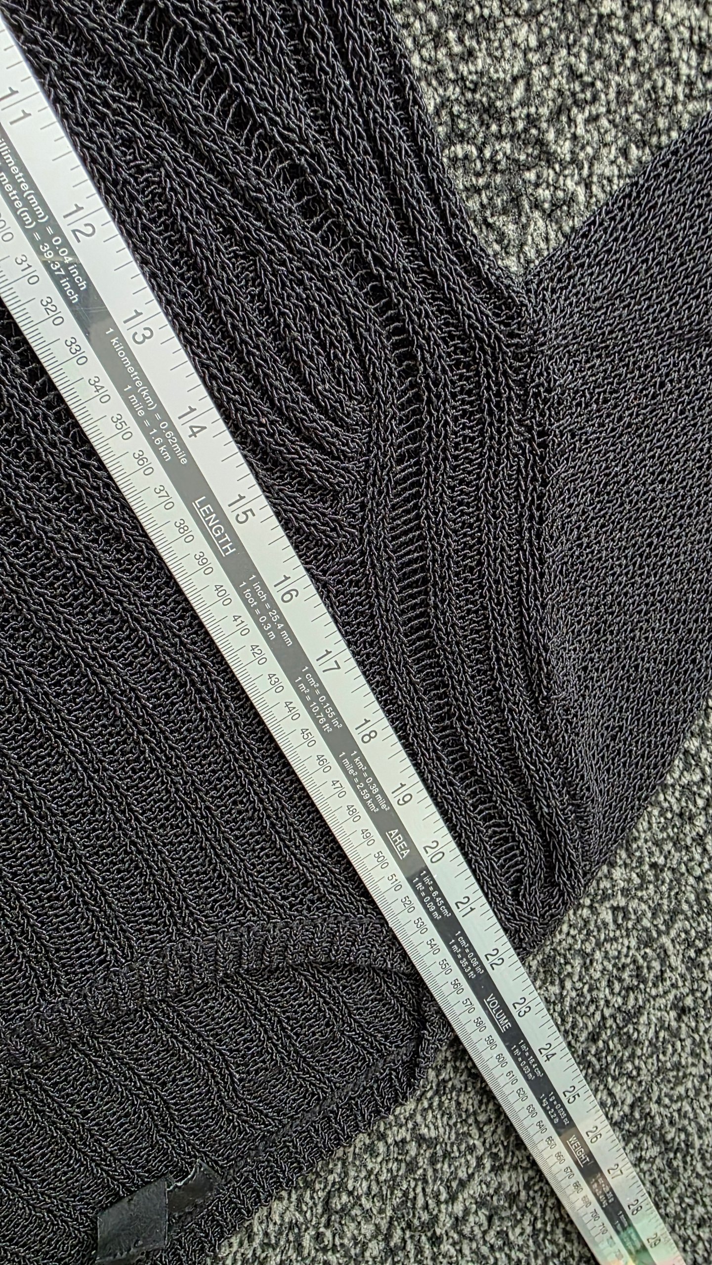 H&M Charcoal Grey Open Textured Knit Jumper Size Small 17" P2P image 3