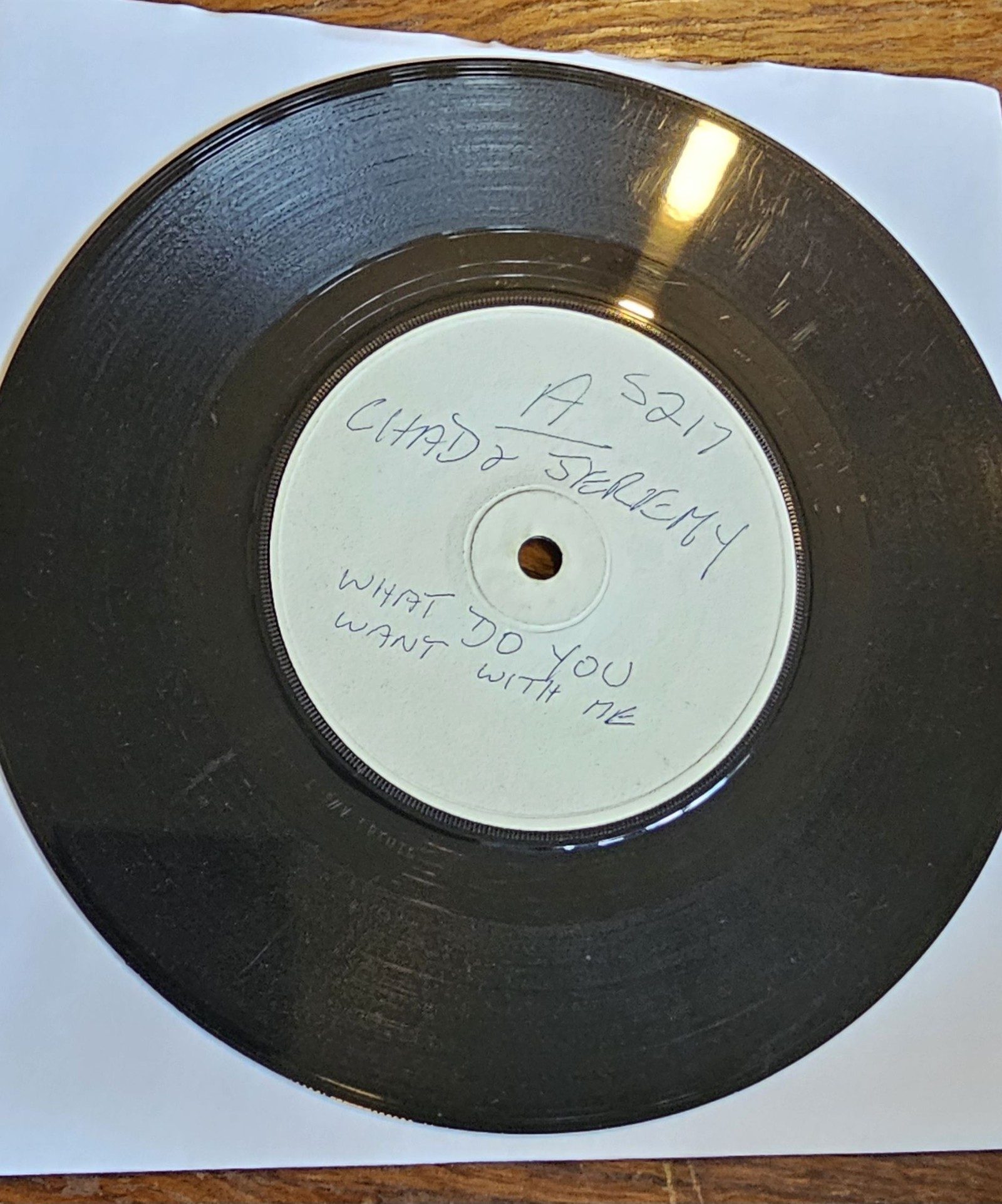Claddy Jerkemy What Do You Want With Me TEST PRESSING 7" Vinyl SINUS