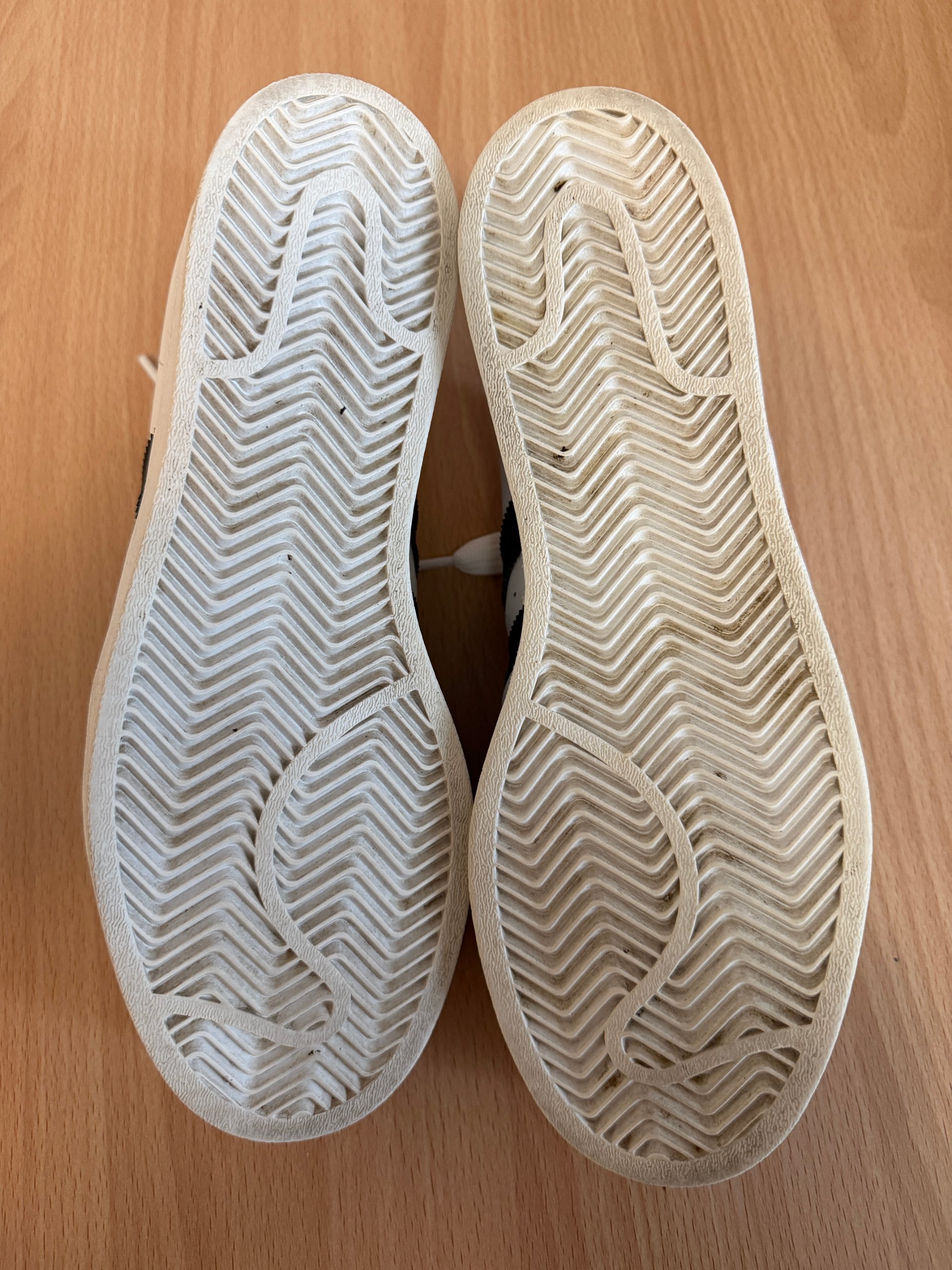 Adidas - Women's Superstar White & Black Sneakers - Size 7 image 7
