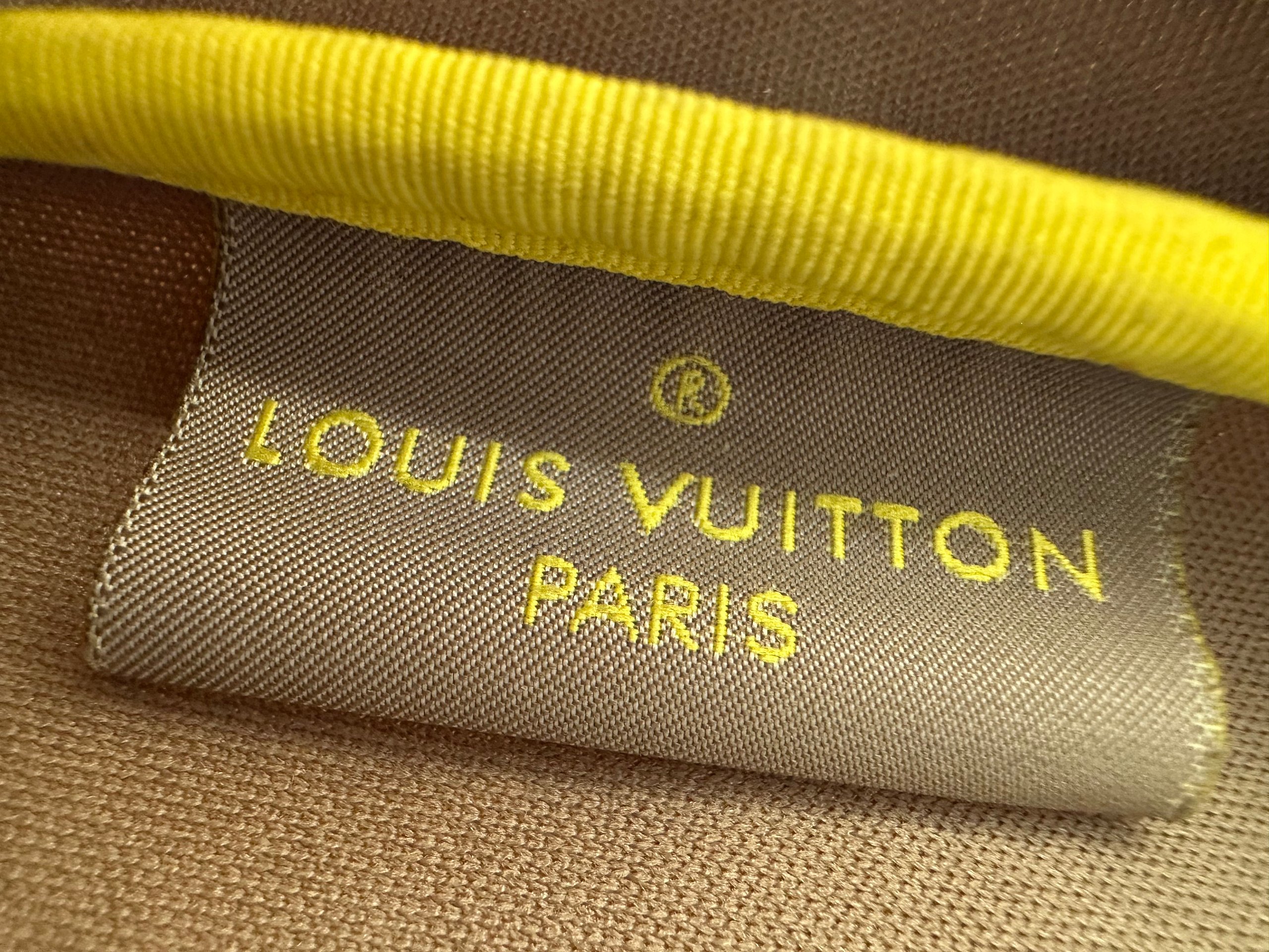 Louis Vuitton Cup 2003 "Weatherly" Lime Green Messenger Bag Vintage Archive image 6
