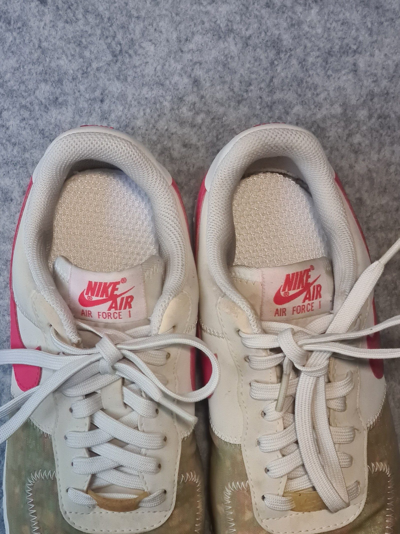 Nike Air Force 1 Crater Siren Red Trainers UK 6 image 8