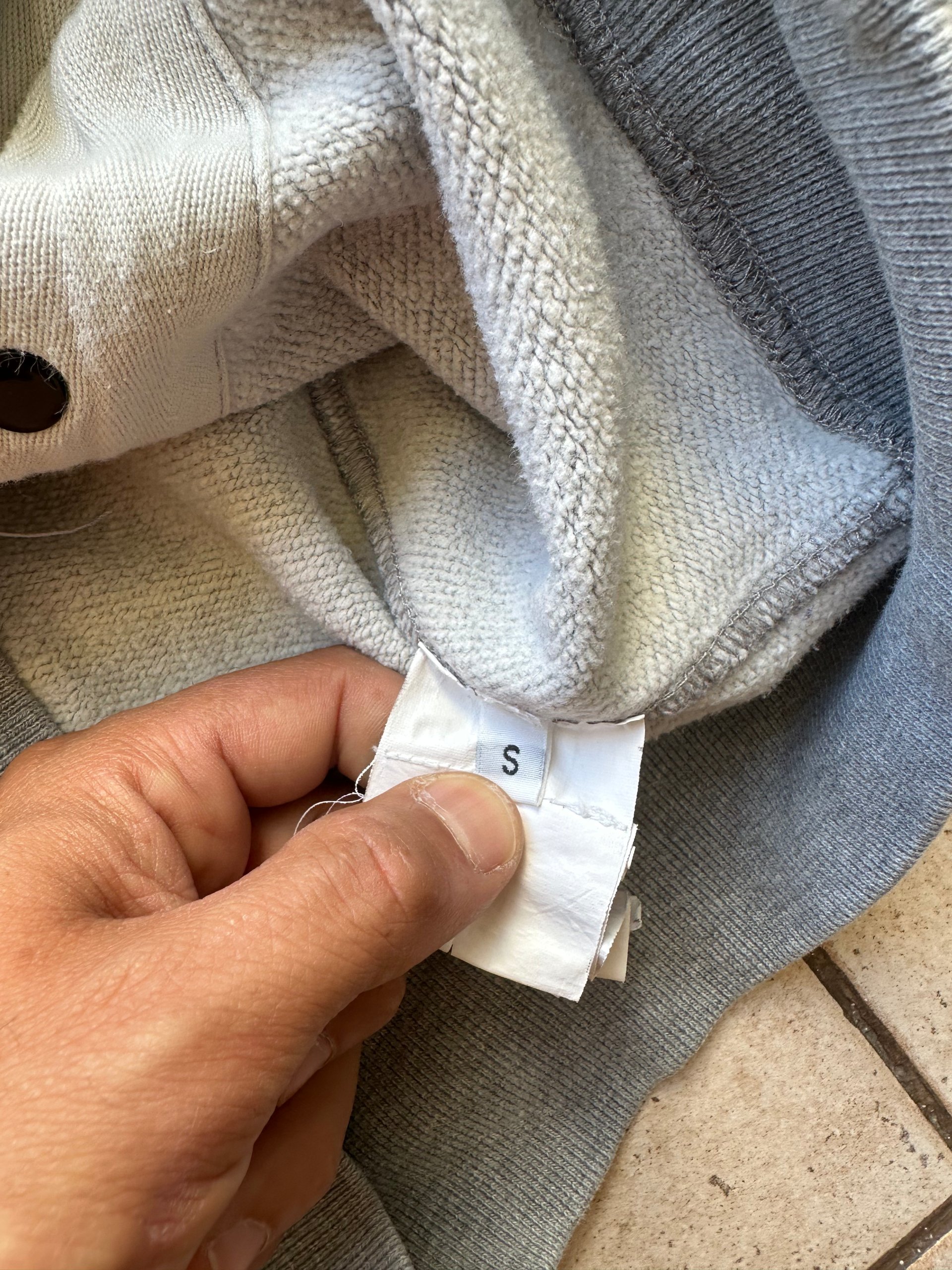 Stone Island 2005 Grey High-Neck Cowl Hoodie image 4