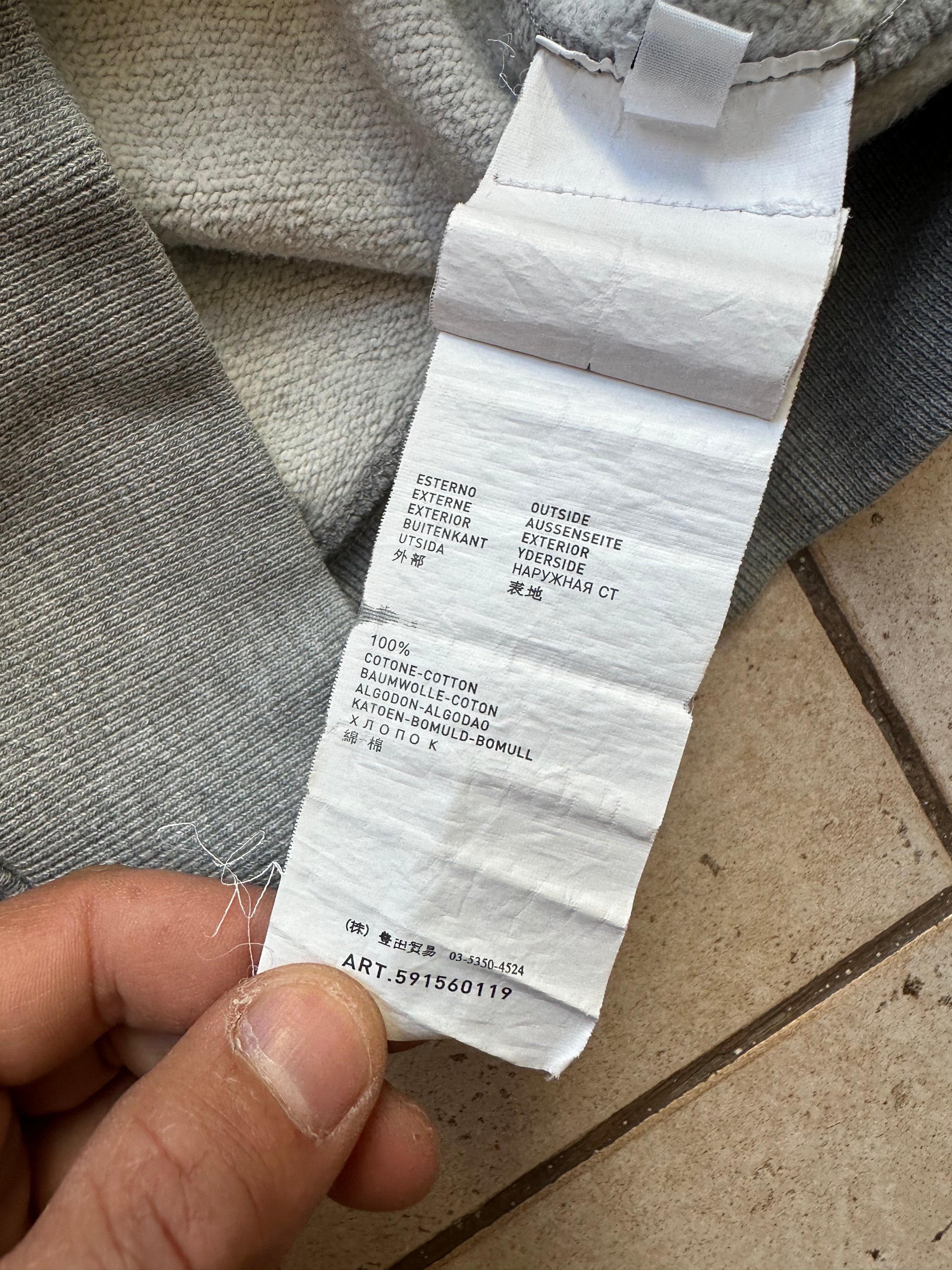 Stone Island 2005 Grey High-Neck Cowl Hoodie image 5