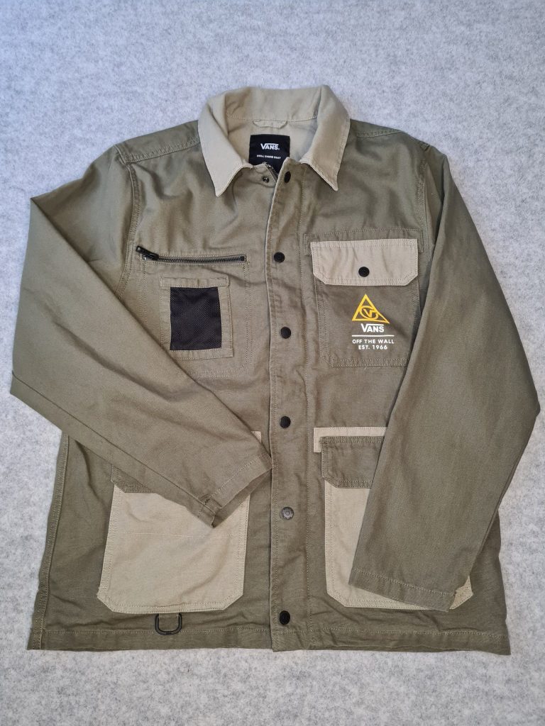 Vans Men's Green Beige Drill Chore 66 Supply Coat Medium 1164