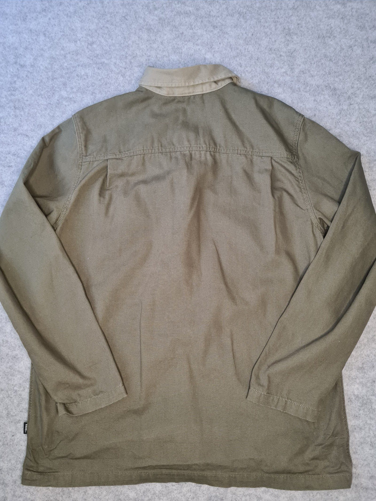Vans Men's Green Beige Drill Chore 66 Supply Coat Medium 1164 image 4