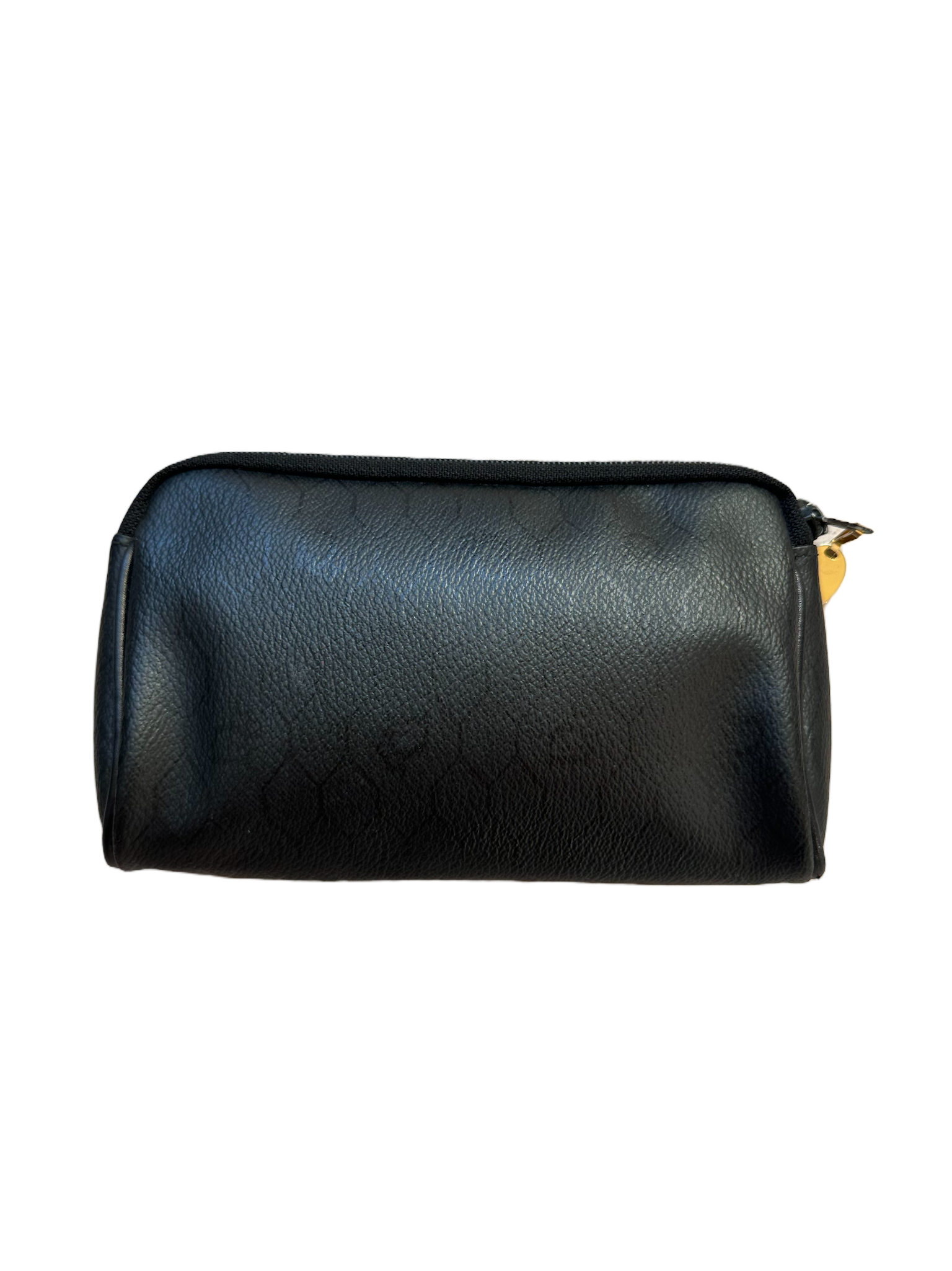 Christian Dior Black Honeycomb Monogram Pouch Vintage 1980s image 2
