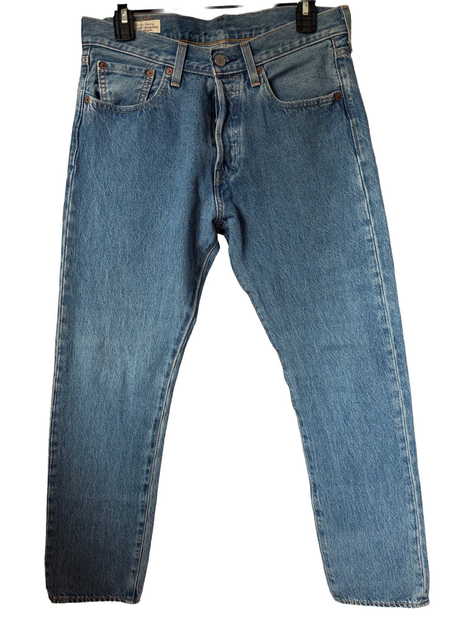 Levi's Blue 501 ST Straight Leg Jeans 30x30 Classic Denim