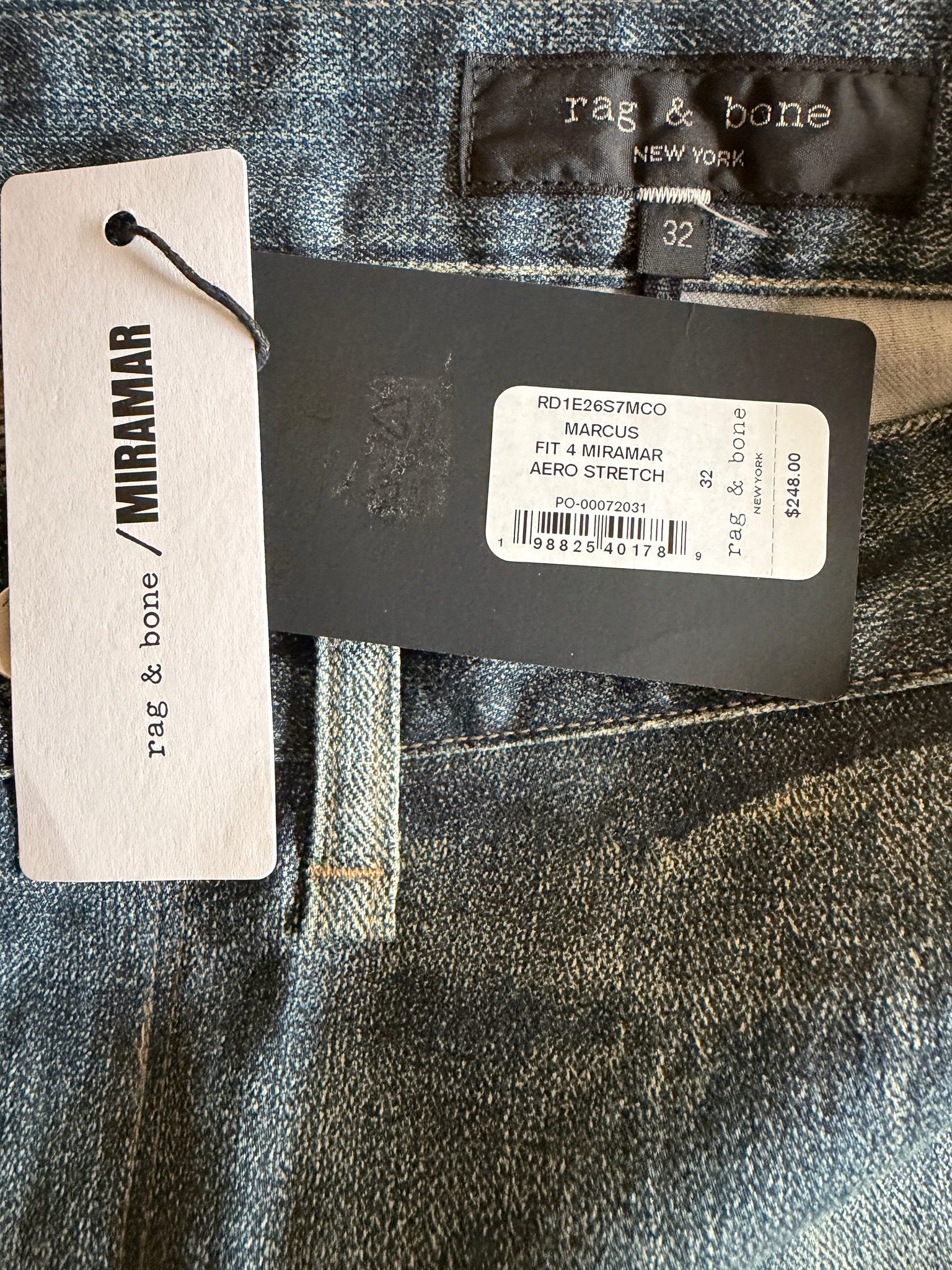 Rag & Bone - NWT Men's Fit 4 Miramar Aero Stretch Jeans - Size 32" image 5