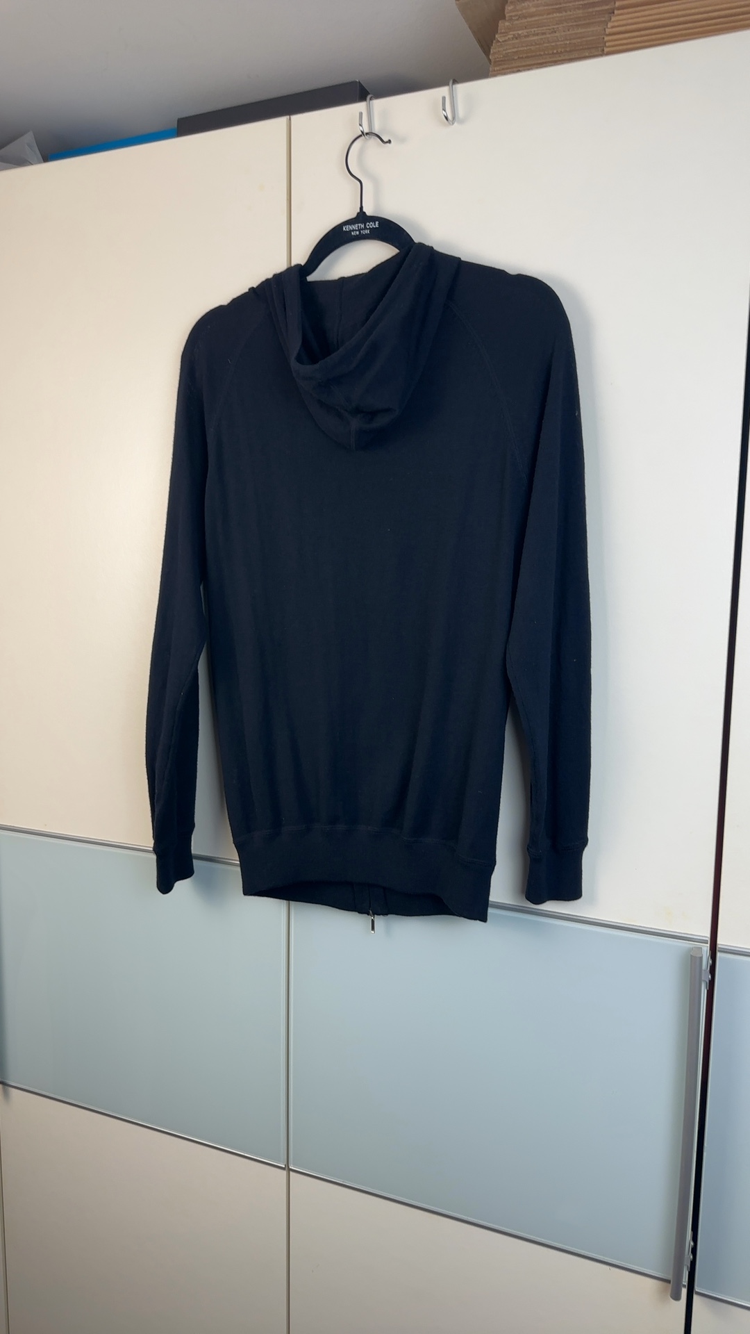 Suitsupply Herren Zip Hoodie Dunkelblau Gr. M | Strickjacke Kapuze Full Zip image 8