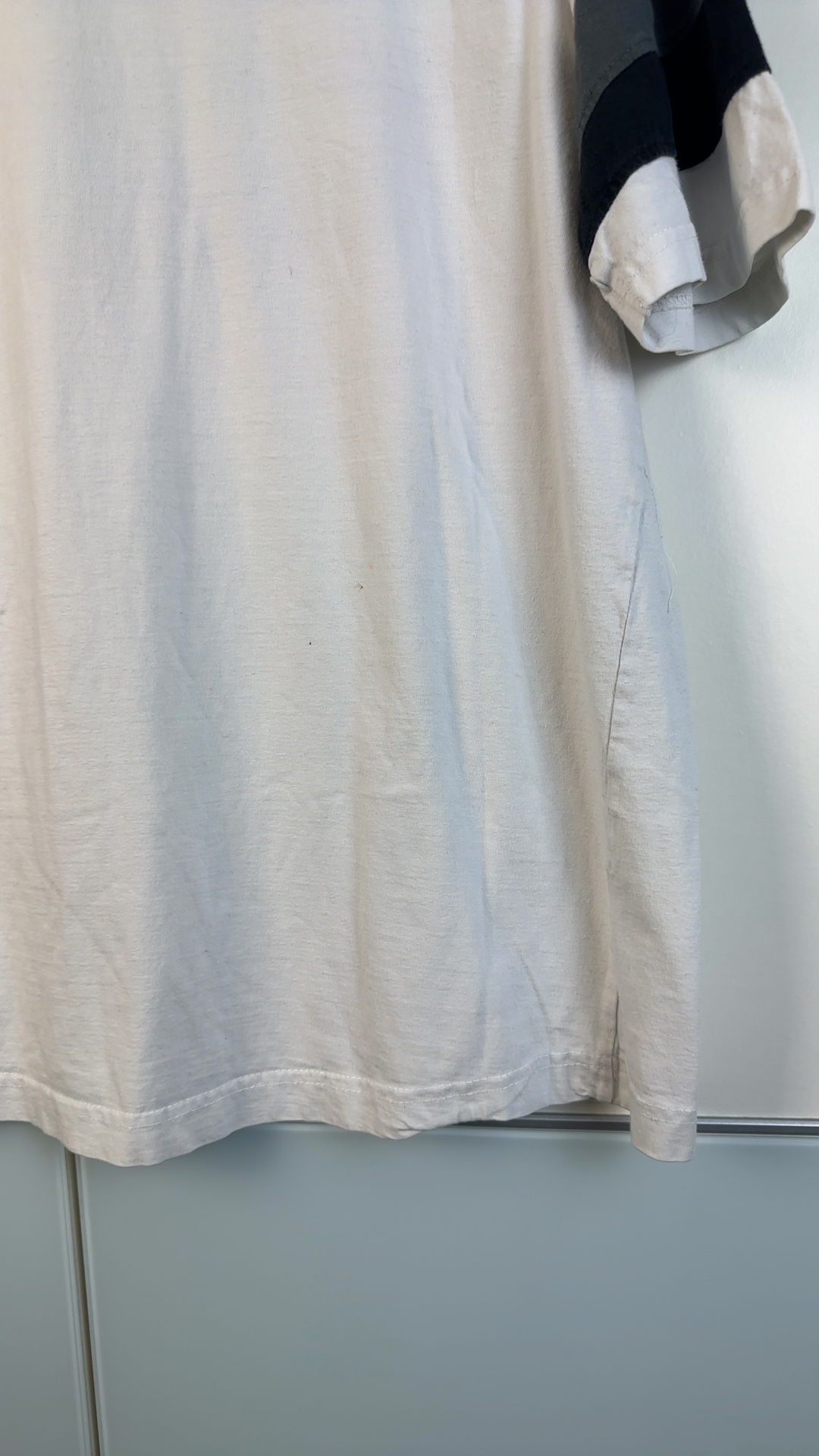 Supreme Herren Longsleeve Weiß Gr. M | Box Logo Patch Langarm Shirt image 2