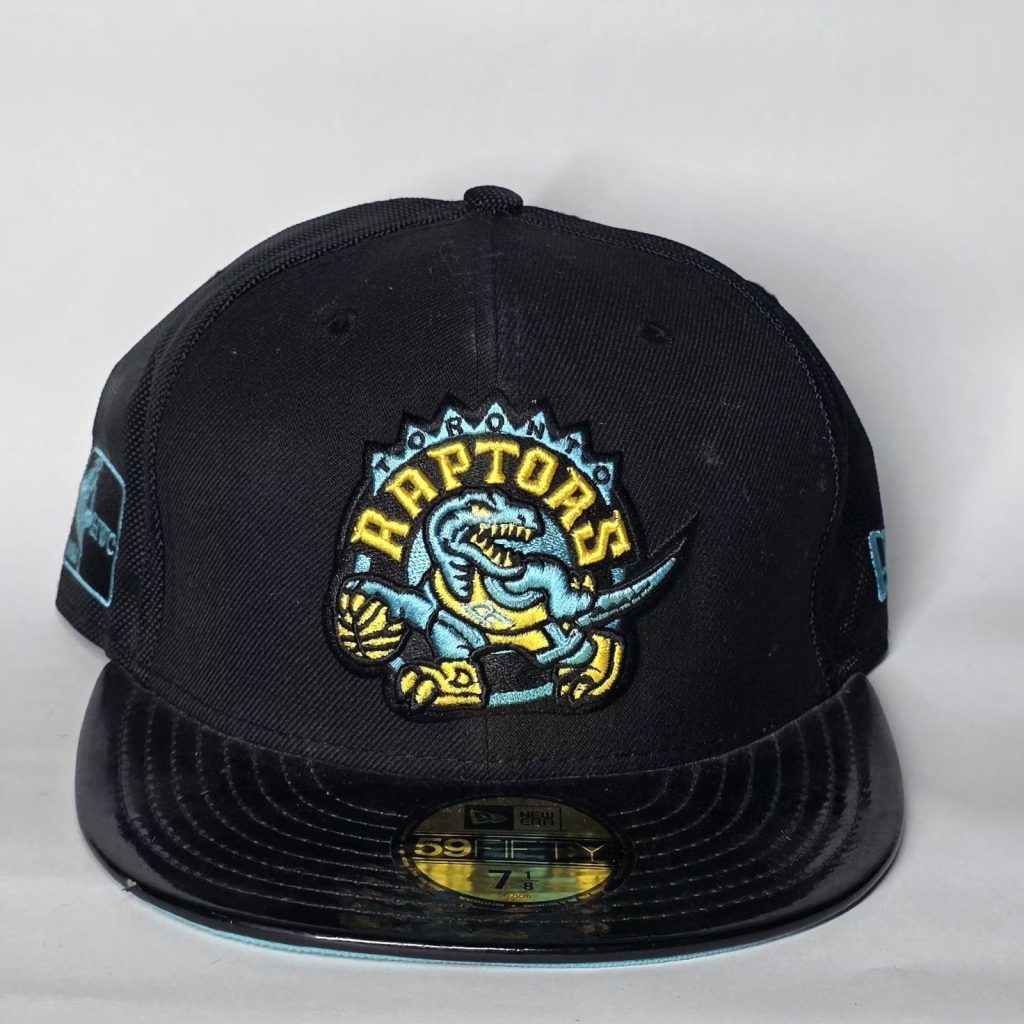 New Era Toronto Raptors Black & Light Blue 59FIFTY Cap 7 1/8