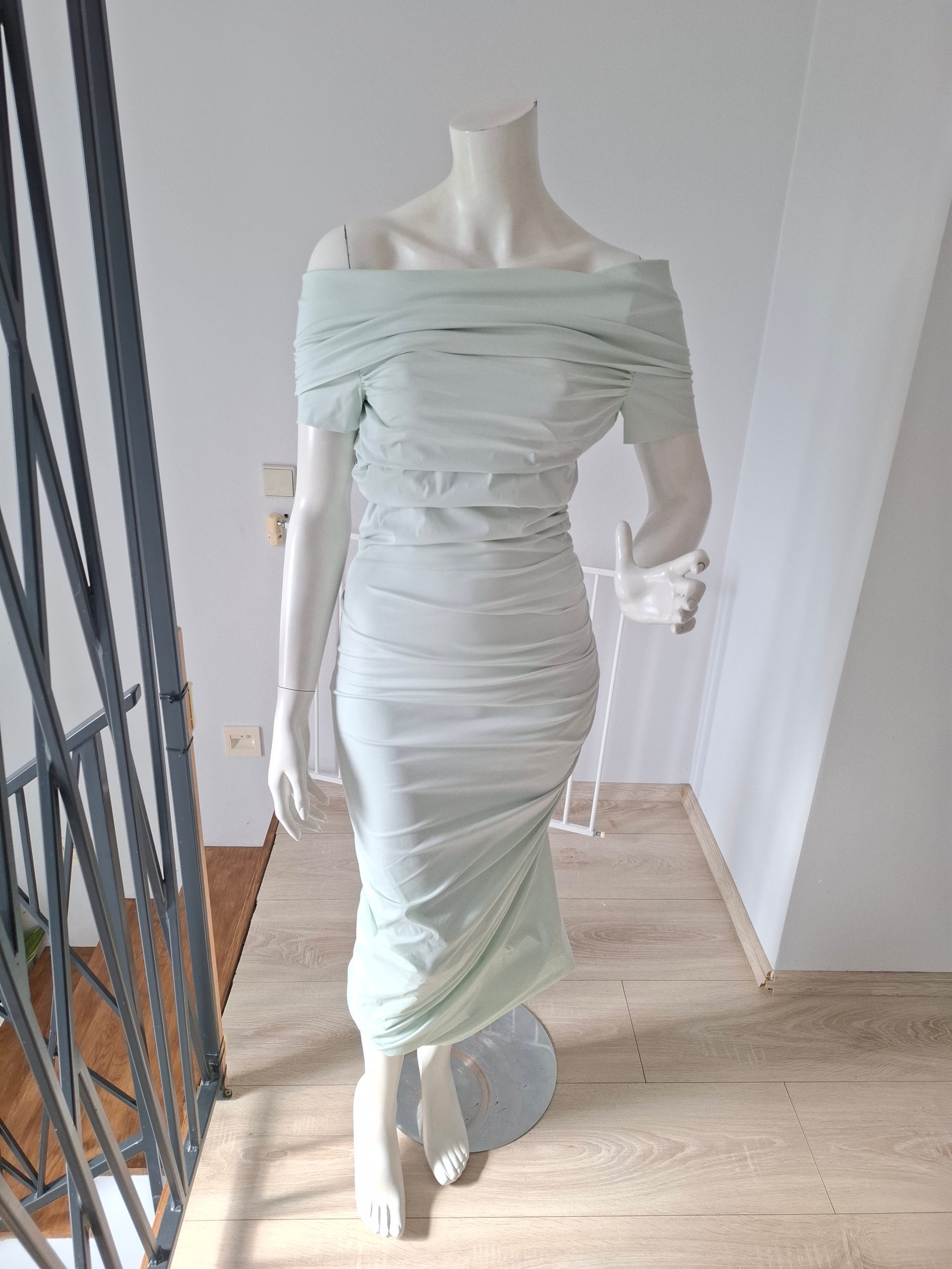 Neu Philosophy Di Lorenzo Serafini Kleid Pastel Green Mint Dress L image 7