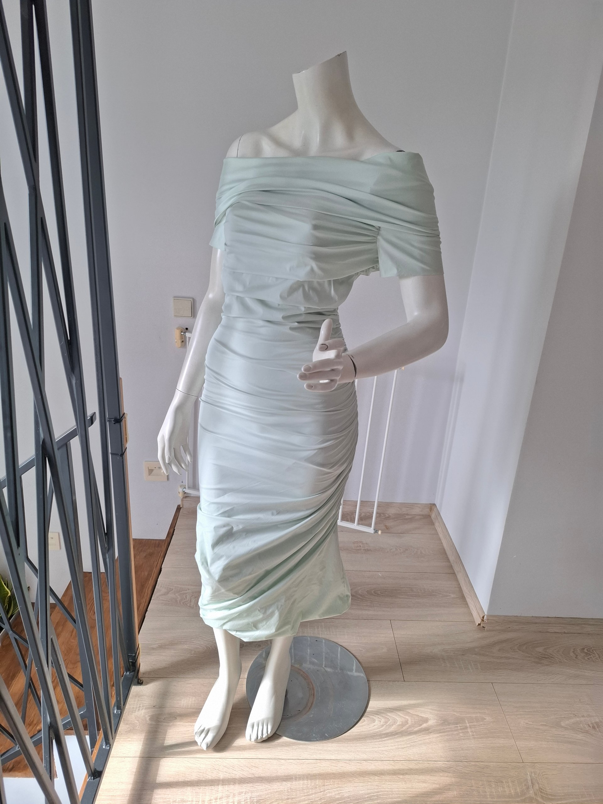 Neu Philosophy Di Lorenzo Serafini Kleid Pastel Green Mint Dress L image 8