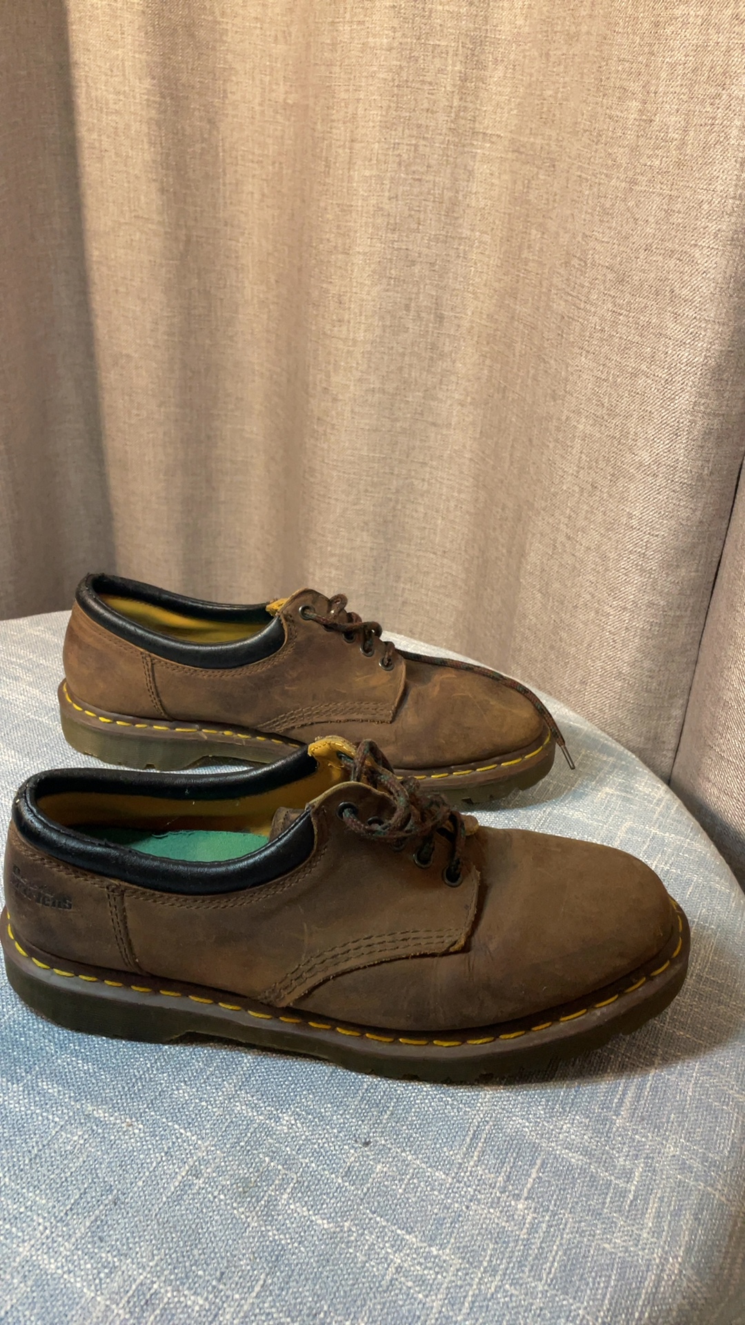 Dr. Martens Brown Leather Shoes Men’s Size 13 UK 12 image 2