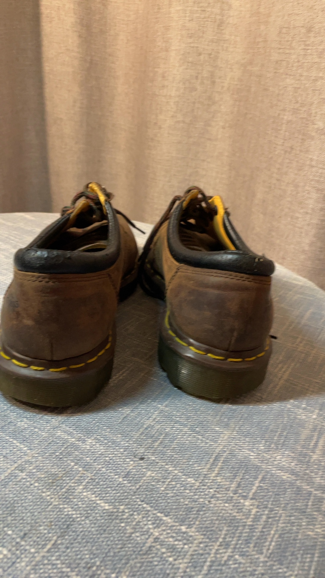 Dr. Martens Brown Leather Shoes Men’s Size 13 UK 12 image 3