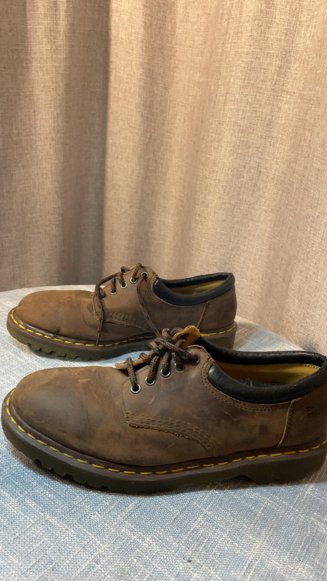 Dr. Martens Brown Leather Shoes Men’s Size 13 UK 12 image 4