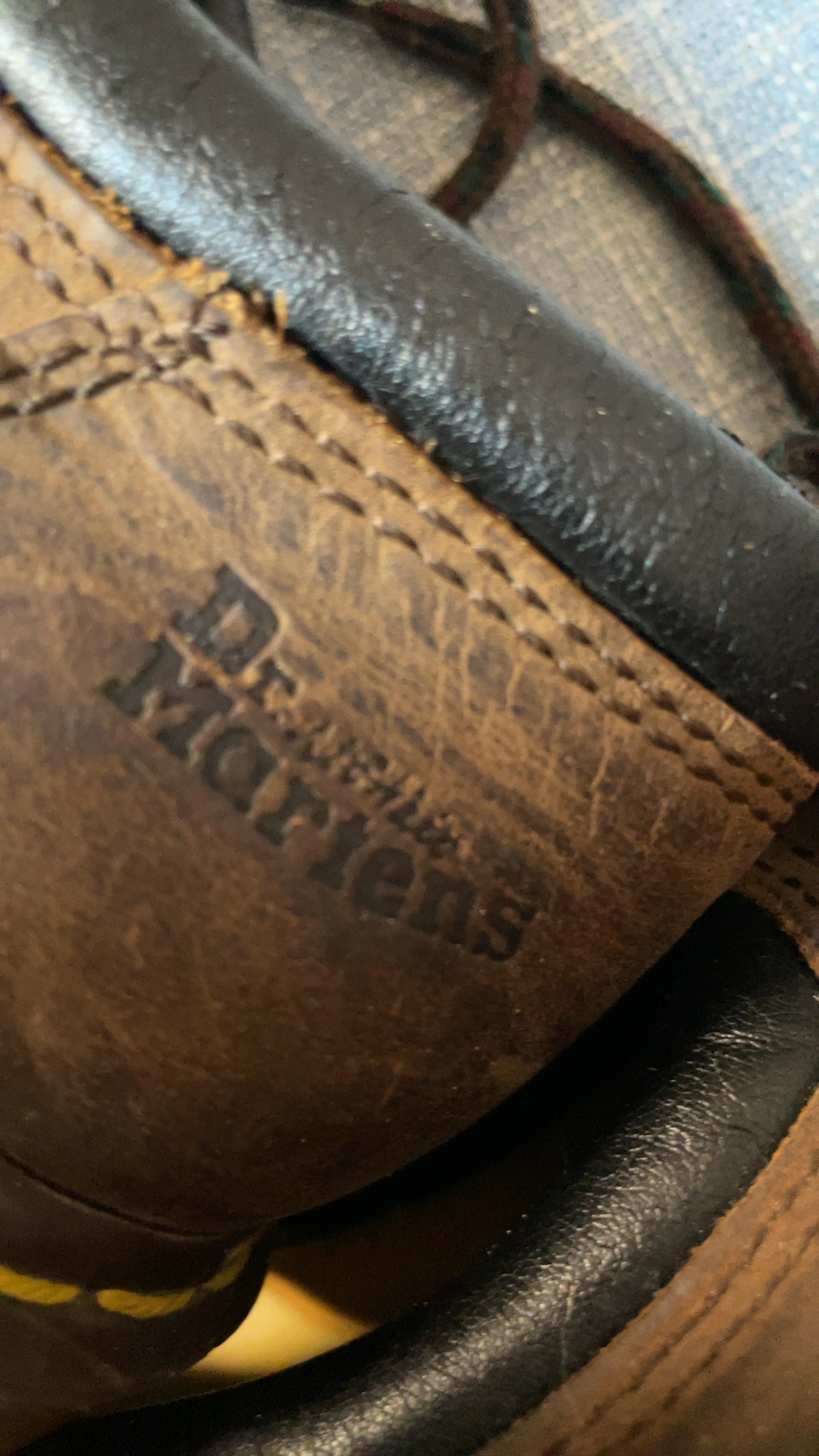 Dr. Martens Brown Leather Shoes Men’s Size 13 UK 12 image 5