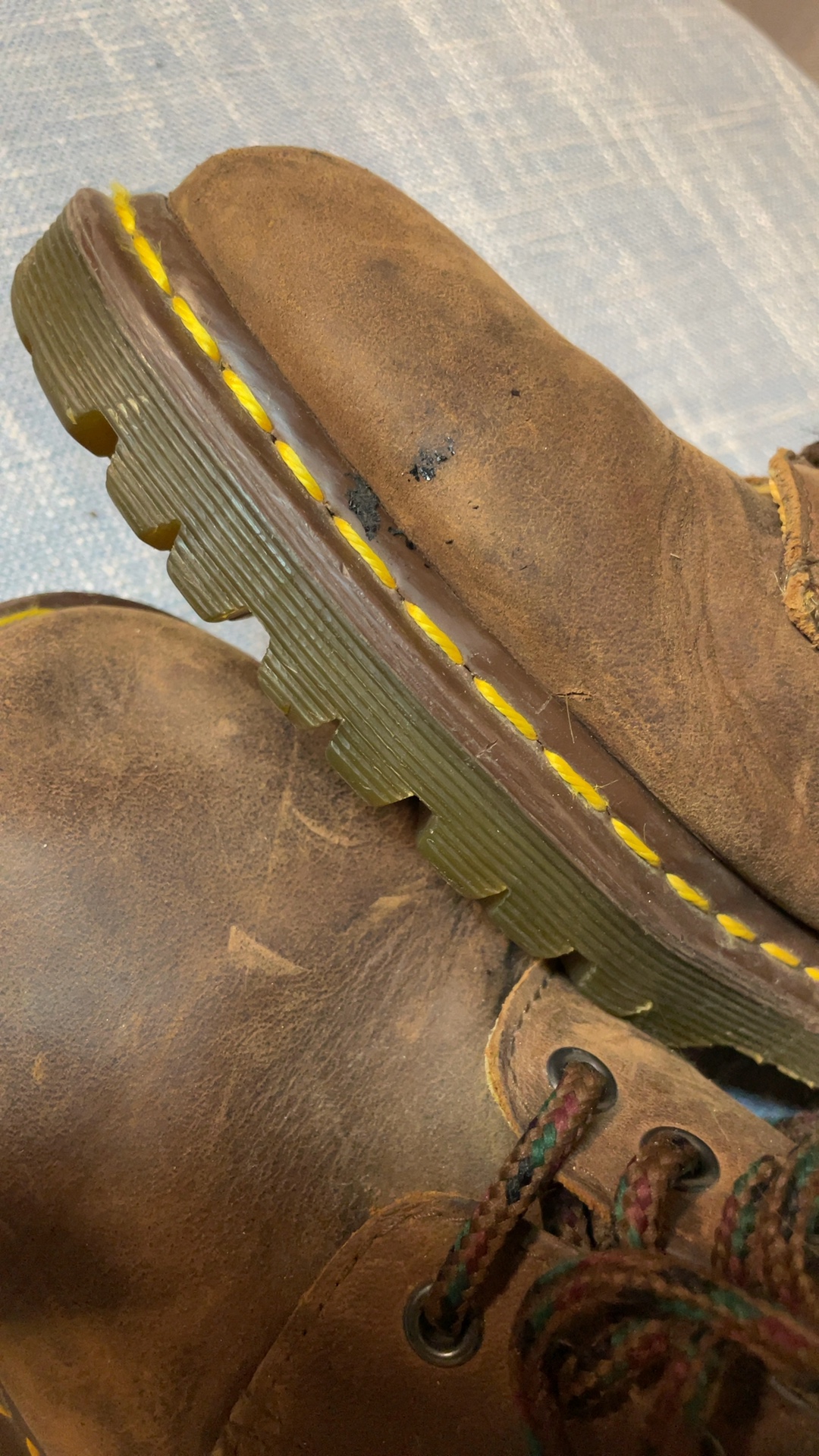 Dr. Martens Brown Leather Shoes Men’s Size 13 UK 12 image 9