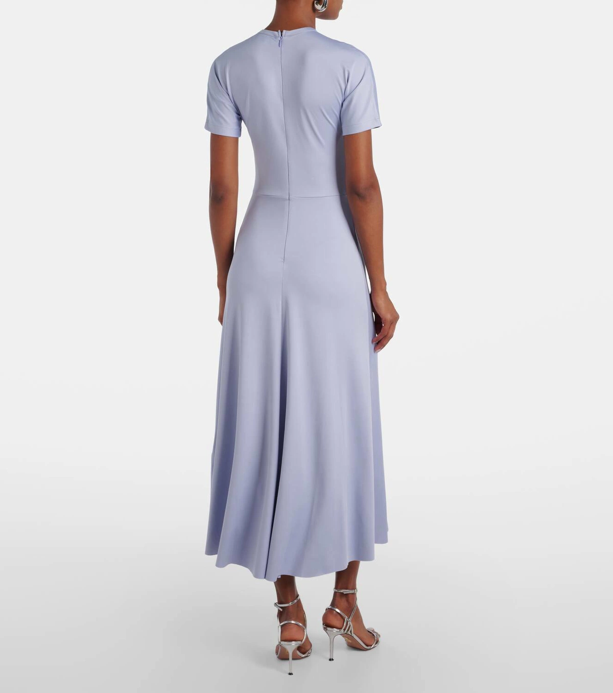New Victoria Beckham Blue Midi Dress Size XS image 3