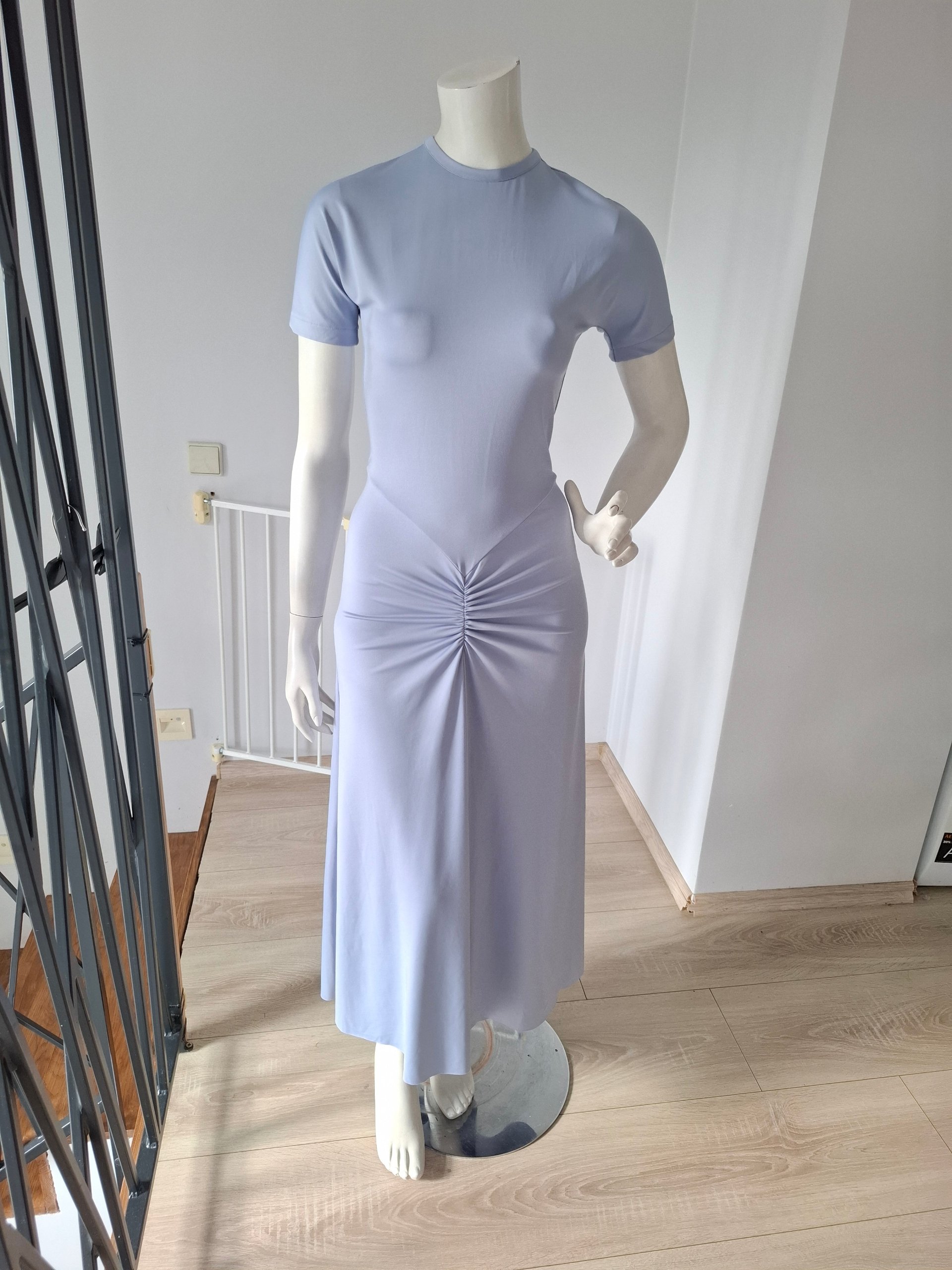 New Victoria Beckham Blue Midi Dress Size XS image 6