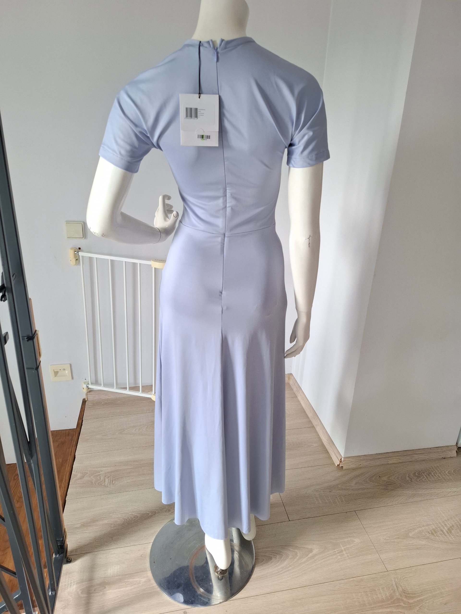 New Victoria Beckham Blue Midi Dress Size XS image 7