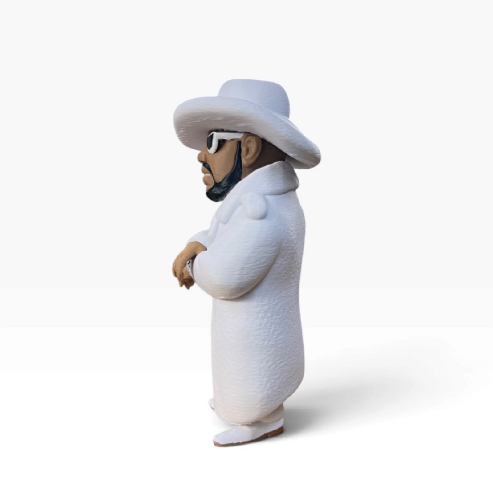 👑 Pimp C 4 Inch Figure + Custom Display Case 🤠🖤 | Southern Hip Hop Collectible image 3