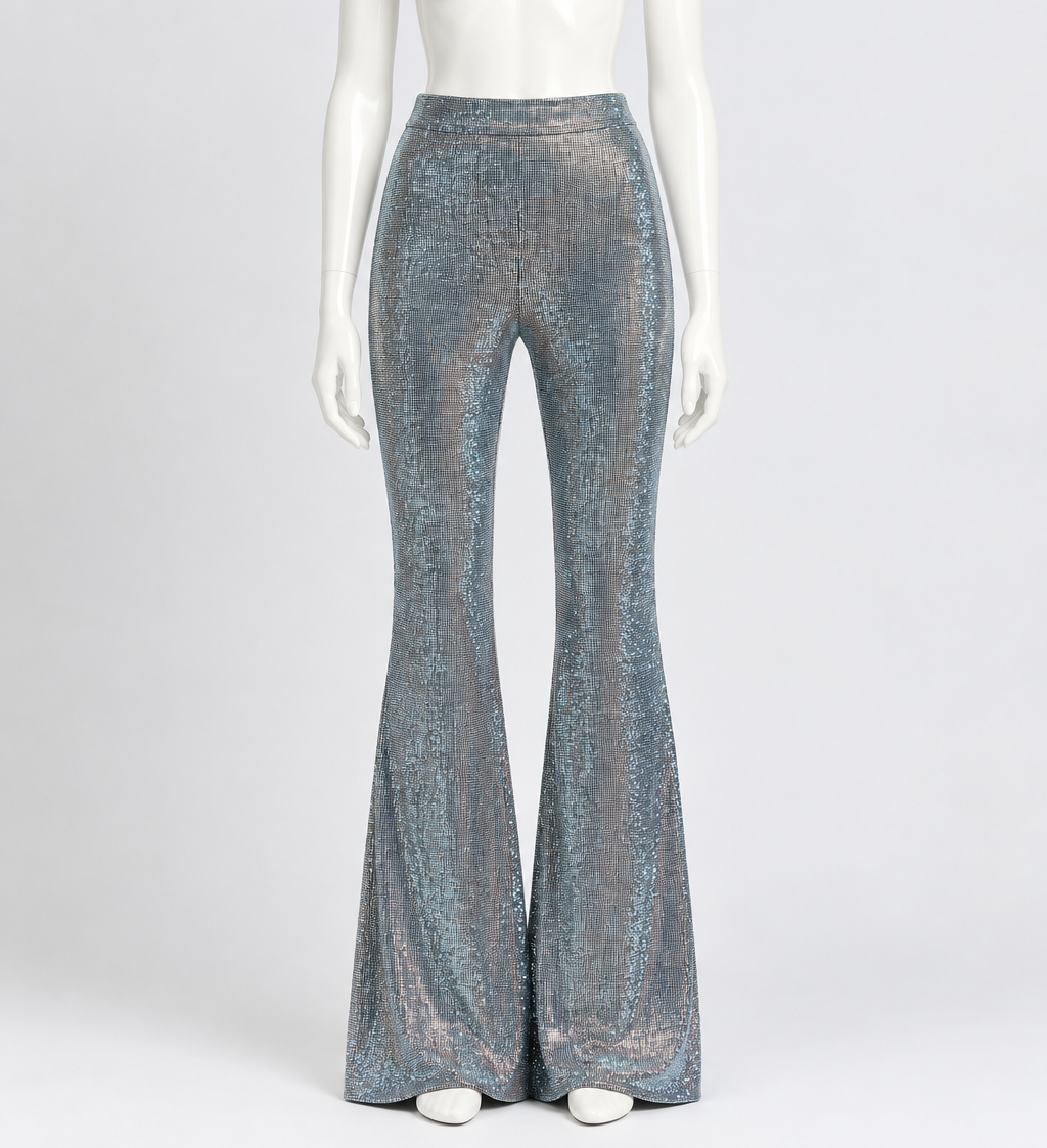 New Arrivals Colette Crystal Flared Pants Size S