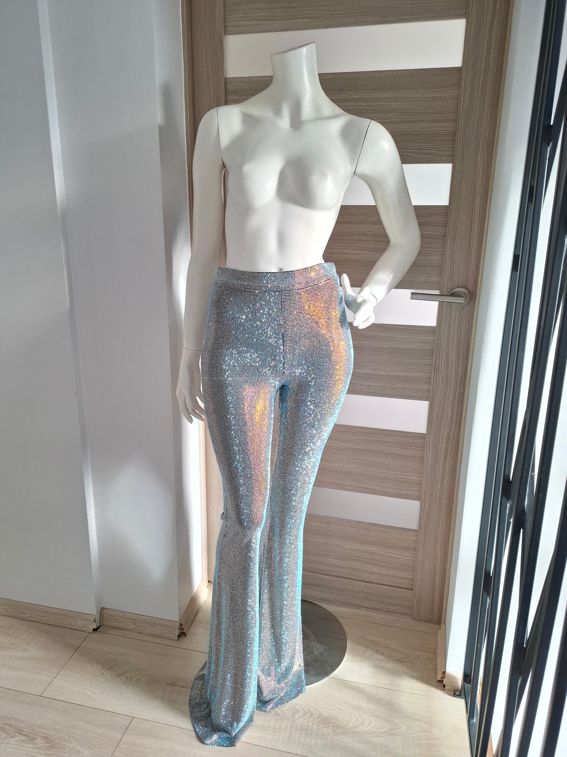 New Arrivals Colette Crystal Flared Pants Size S image 8
