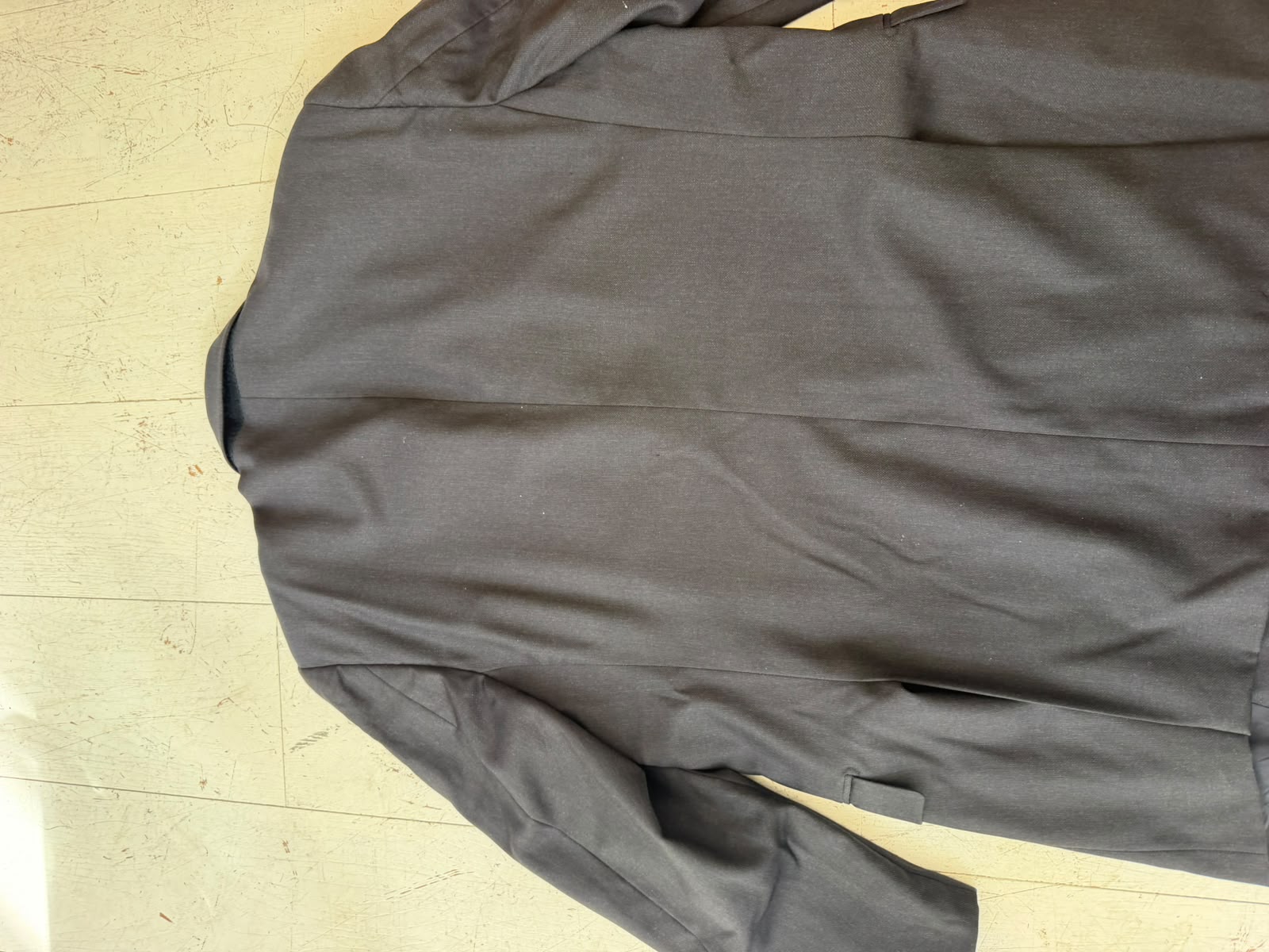 Men's Black Tailored Wool Blend Blazer Size 54 image 3
