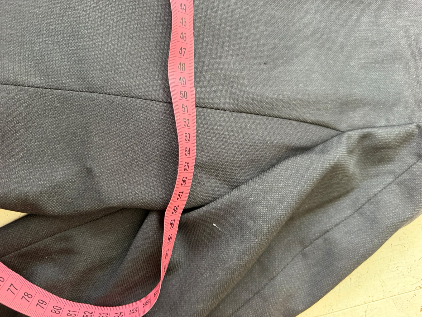 Men's Black Tailored Wool Blend Blazer Size 54 image 5