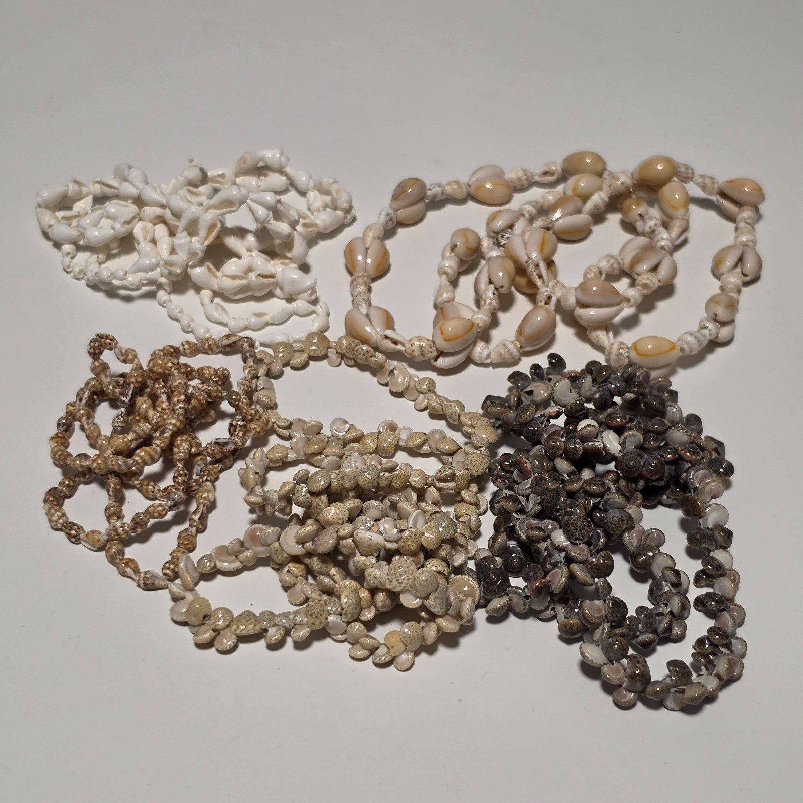 Handmade Multi-Colour Shell Bracelets One Size Natural Beach Jewelry