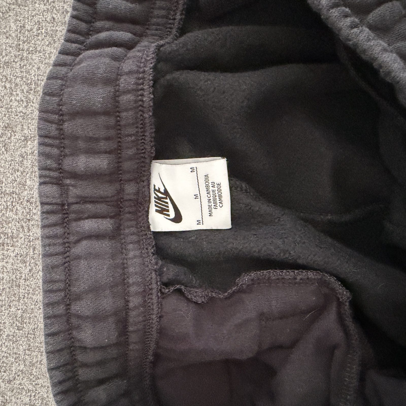 Nike Black Men's Fleece Sweatpants Medium image 3