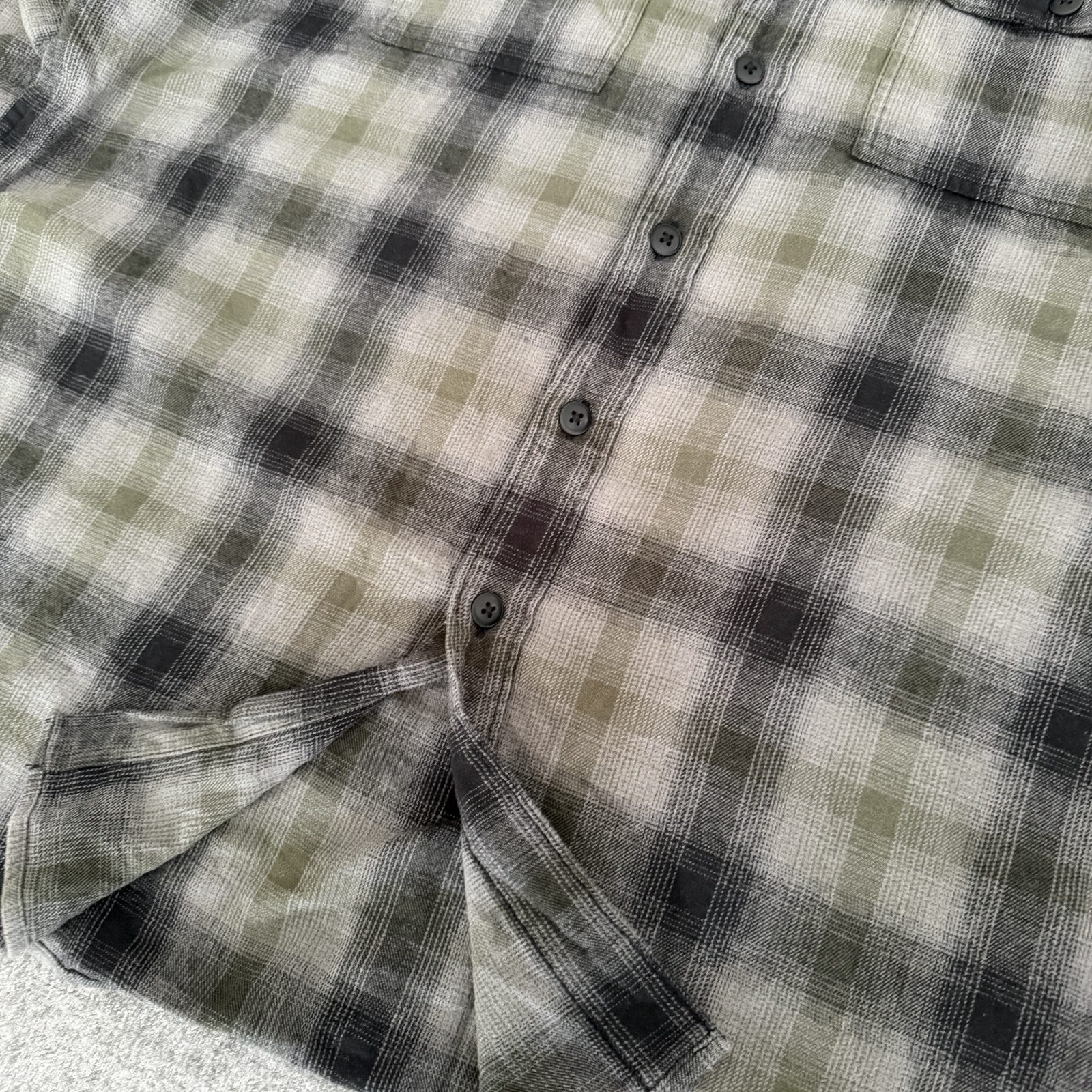 Barbour Green & Black Check Tailored Fit Shirt XXL image 2