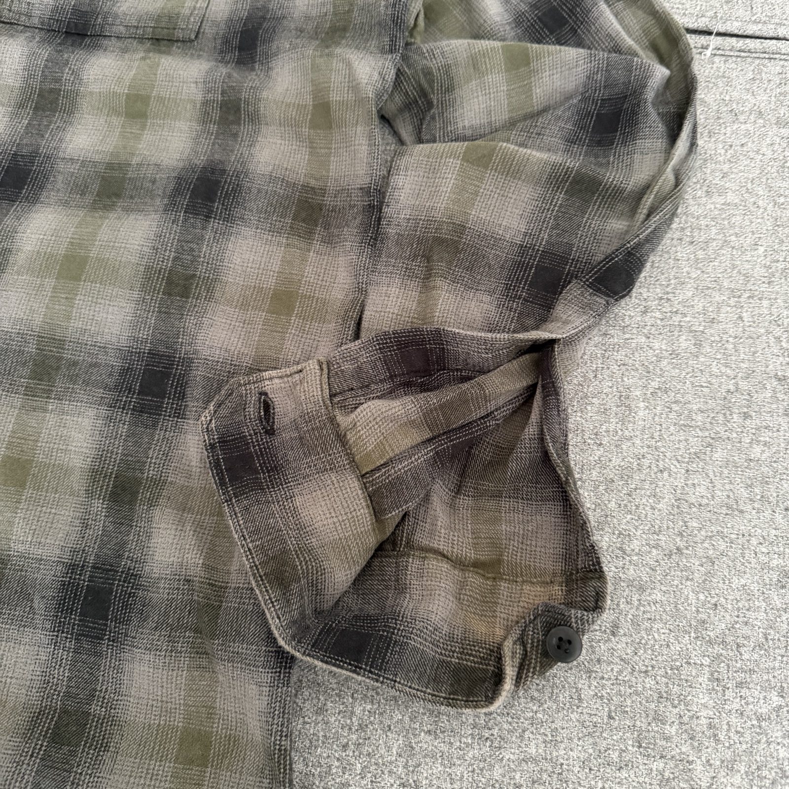 Barbour Green & Black Check Tailored Fit Shirt XXL image 3
