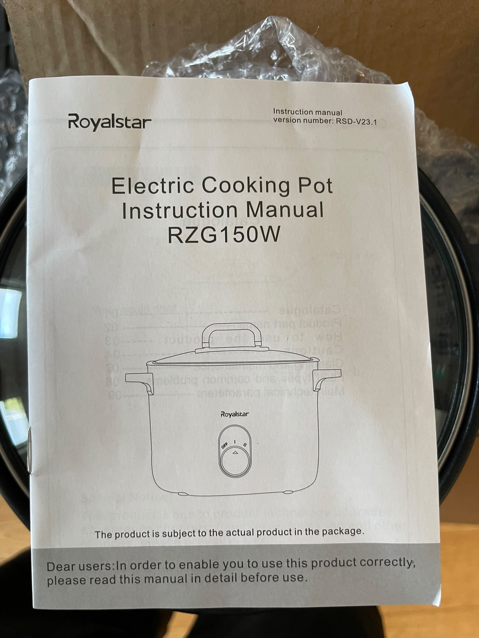 Royalstar Elektrische Kookpot / Multicooker (Nieuw) image 3